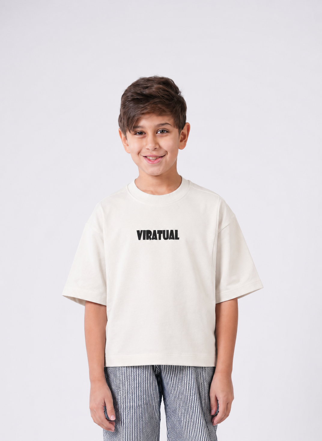 Kids' "VIRATUAL" Oversized Tee