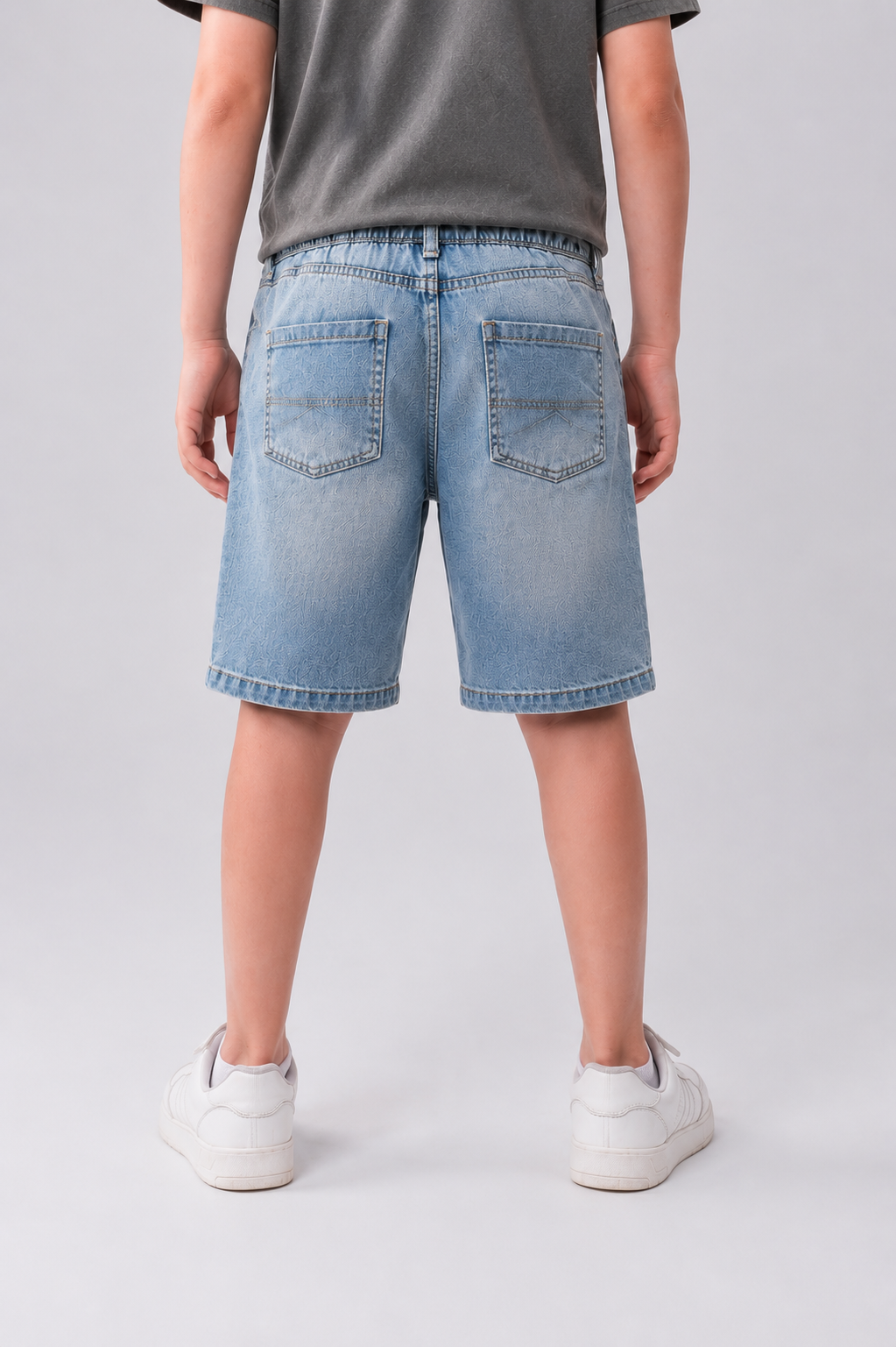 Boys’ Denim Utility Shorts