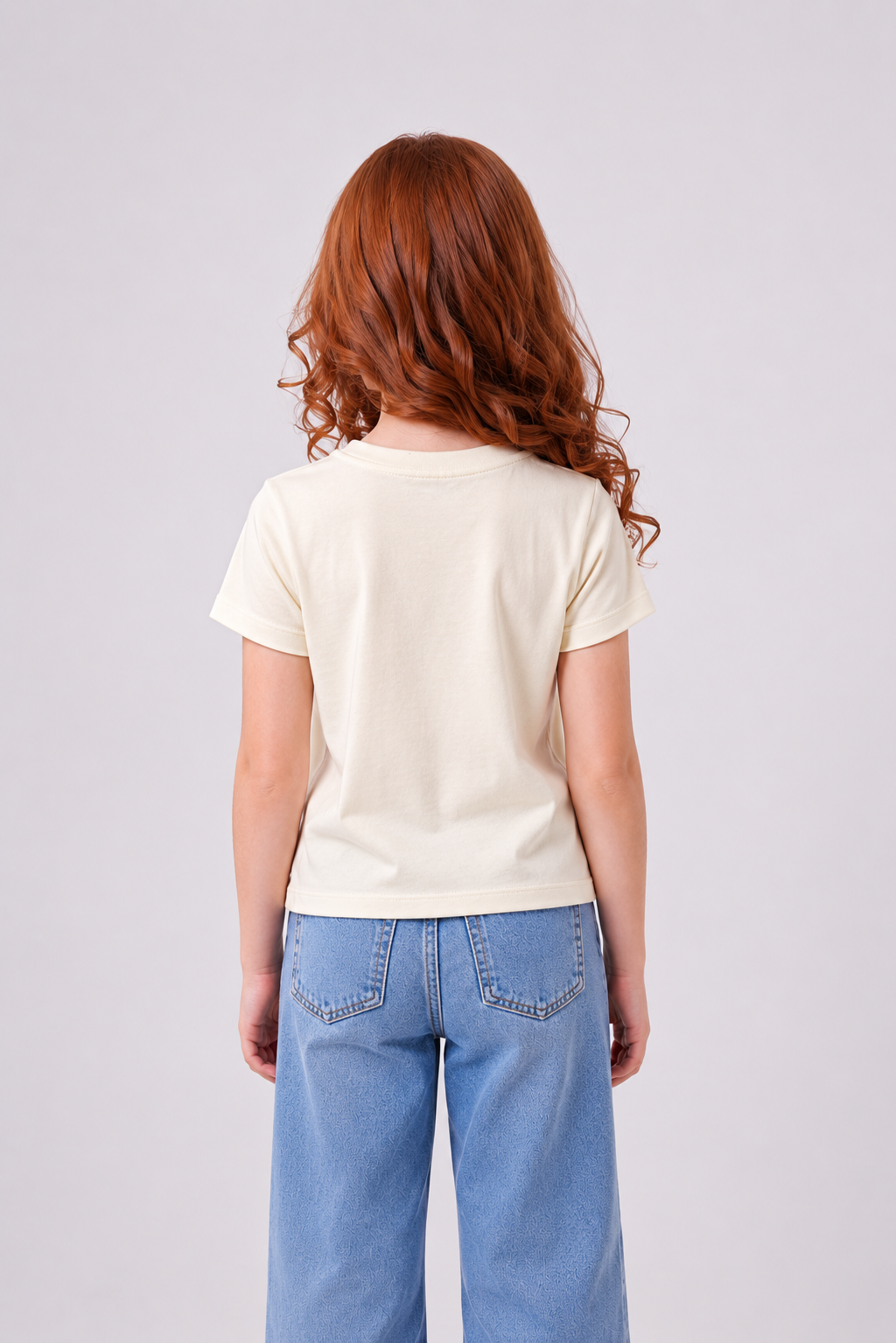 Kids' "Hello" Braided Rope Embroidered Tee