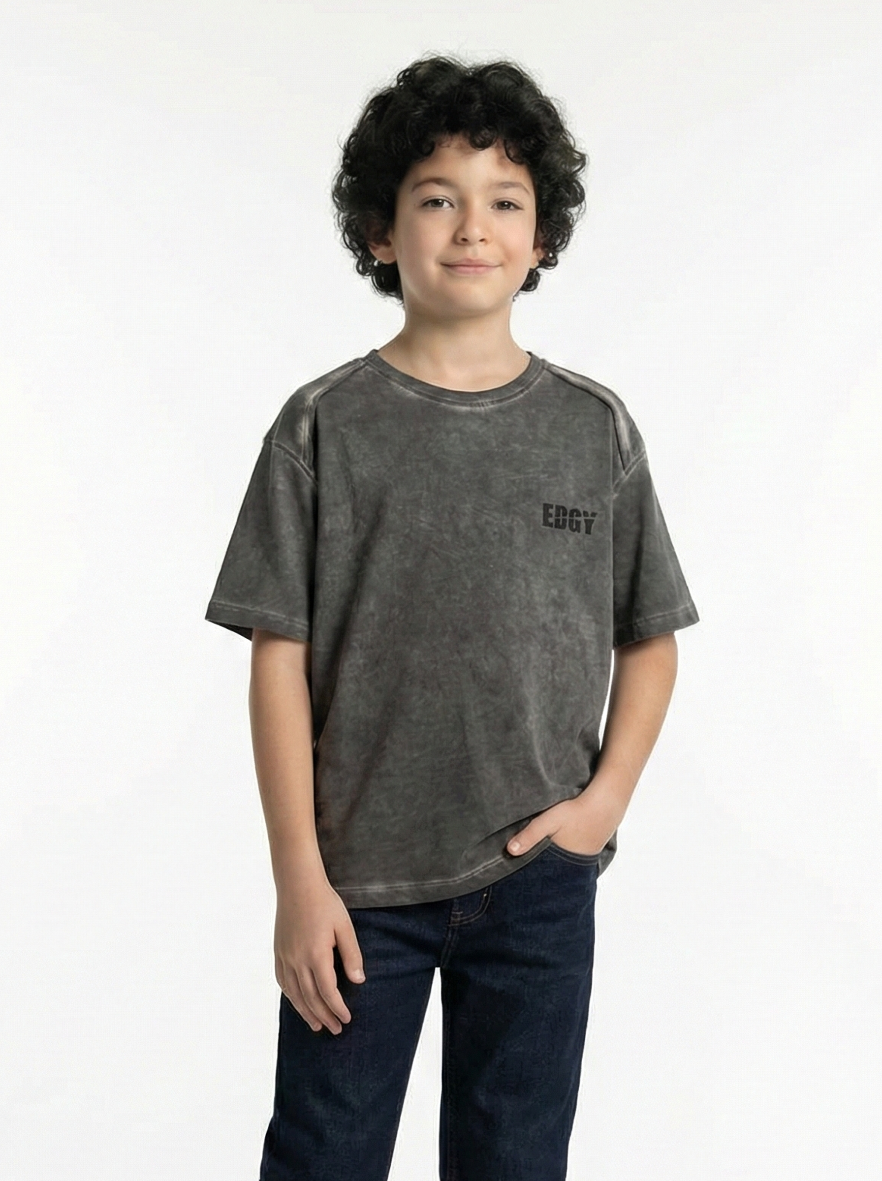 Boys’ T-SHIRT "EDGY" Oversized Short-Sleeve T-Shirt