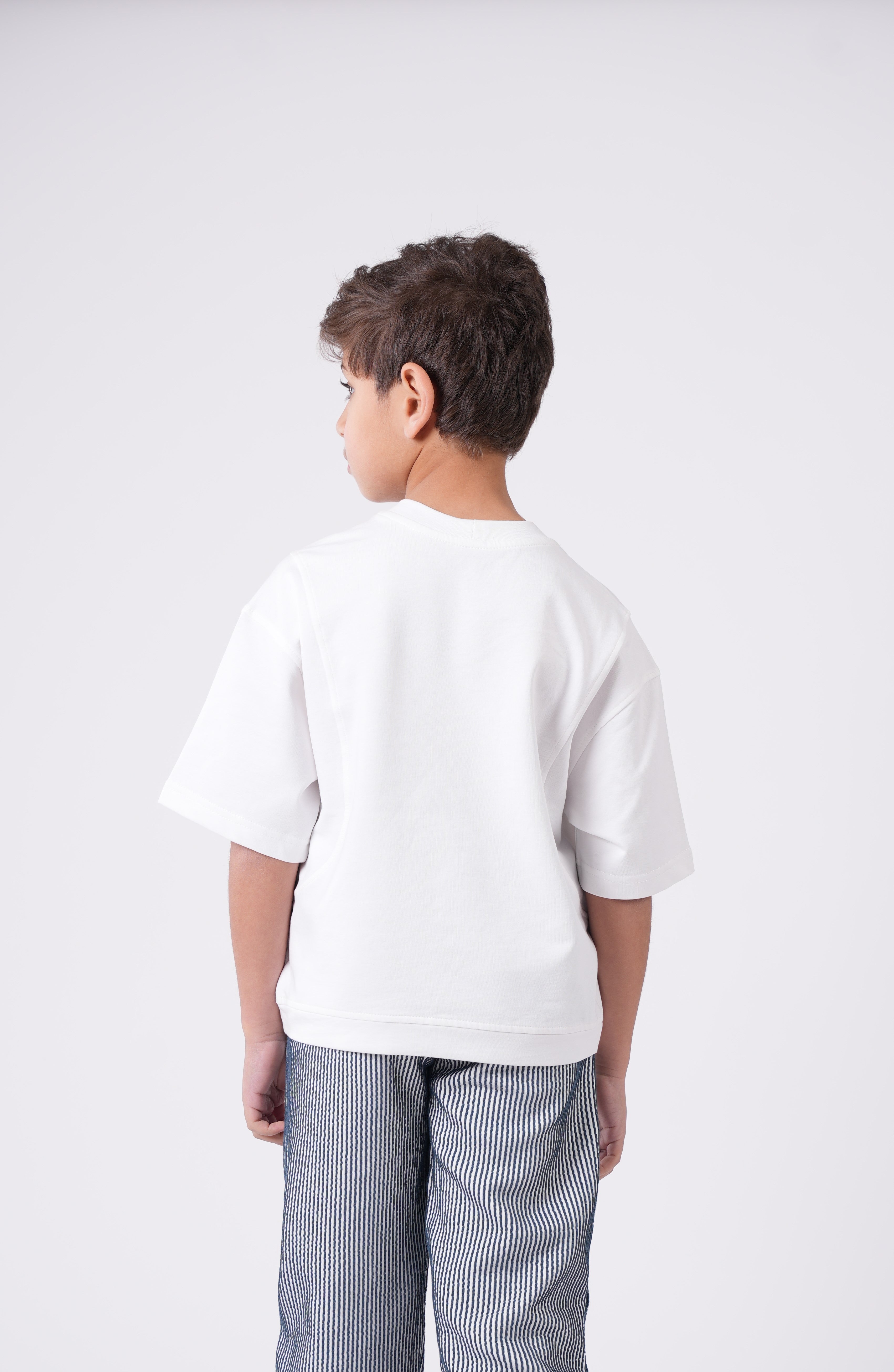 Boys’ Oversized Paneled T-shirt