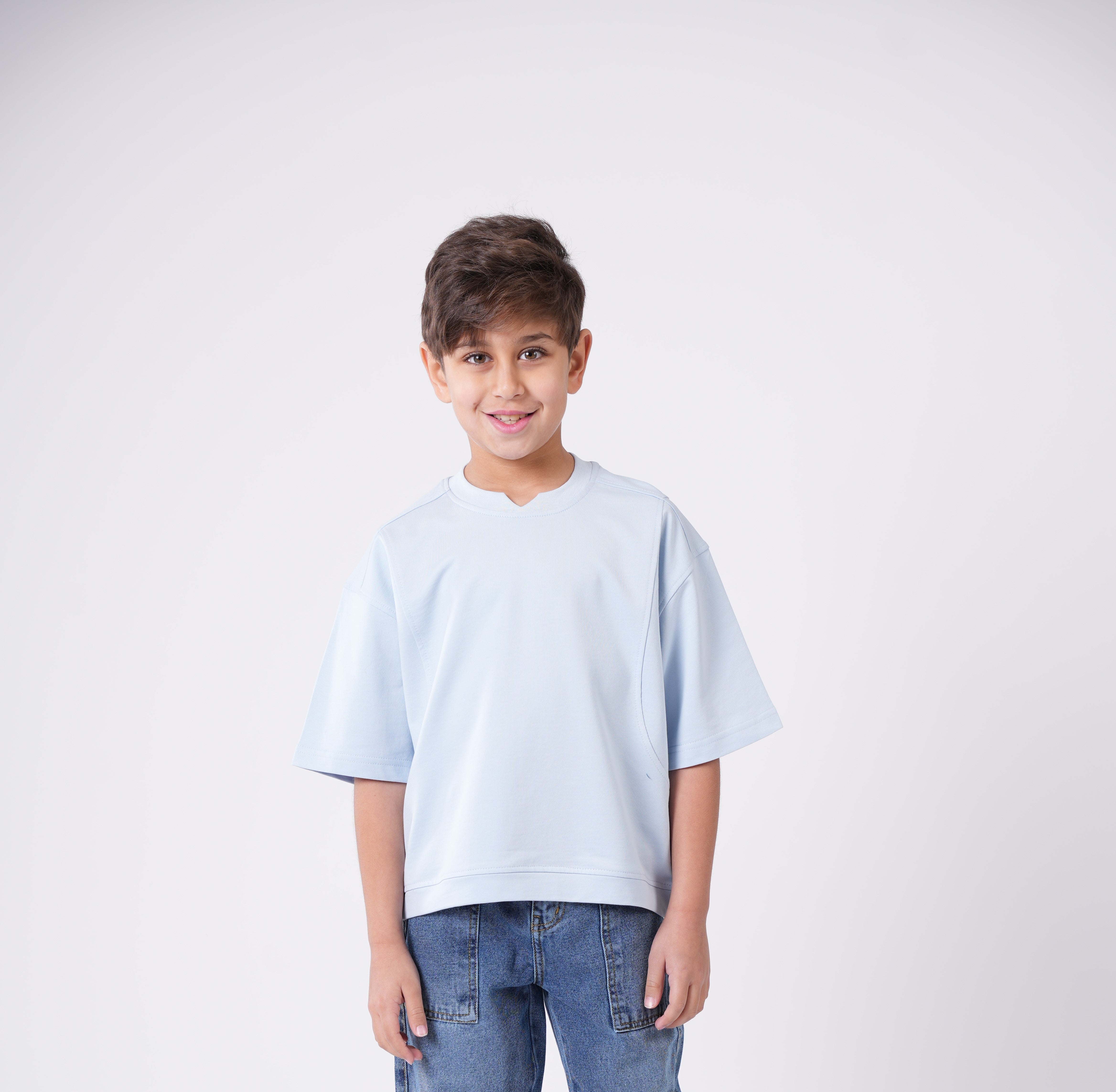 Boys’ Oversized Paneled T-shirt