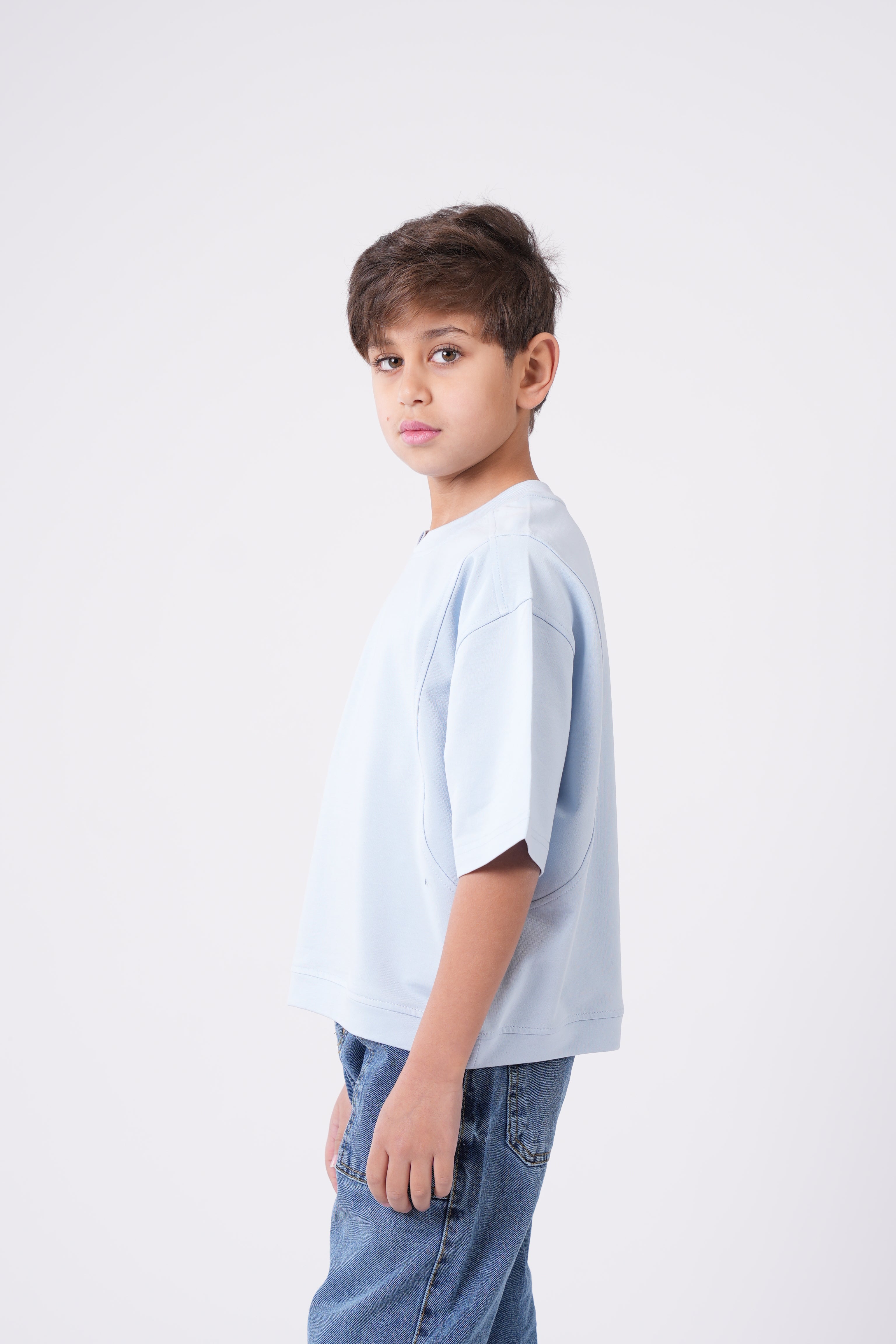 Boys’ Oversized Paneled T-shirt