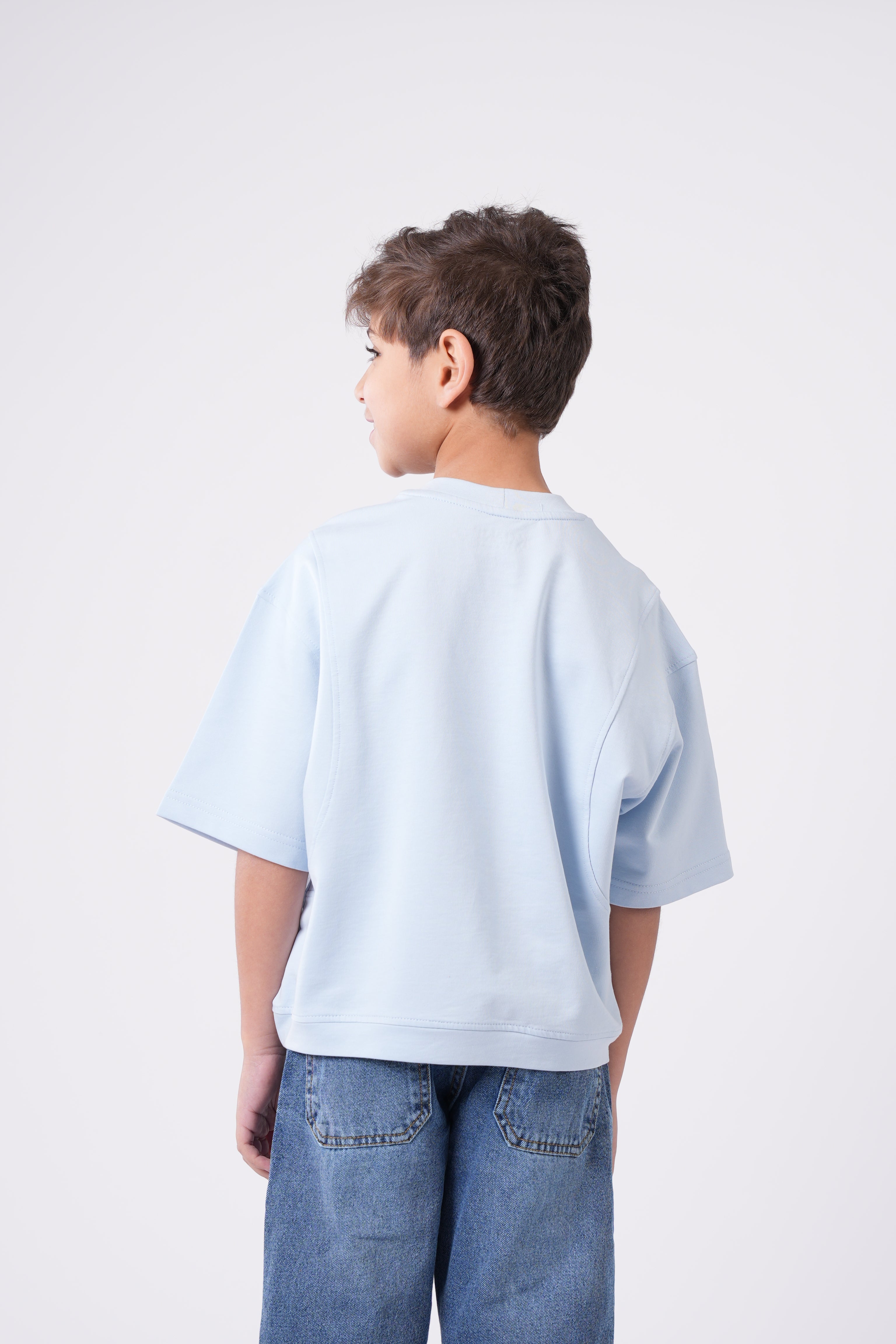 Boys’ Oversized Paneled T-shirt