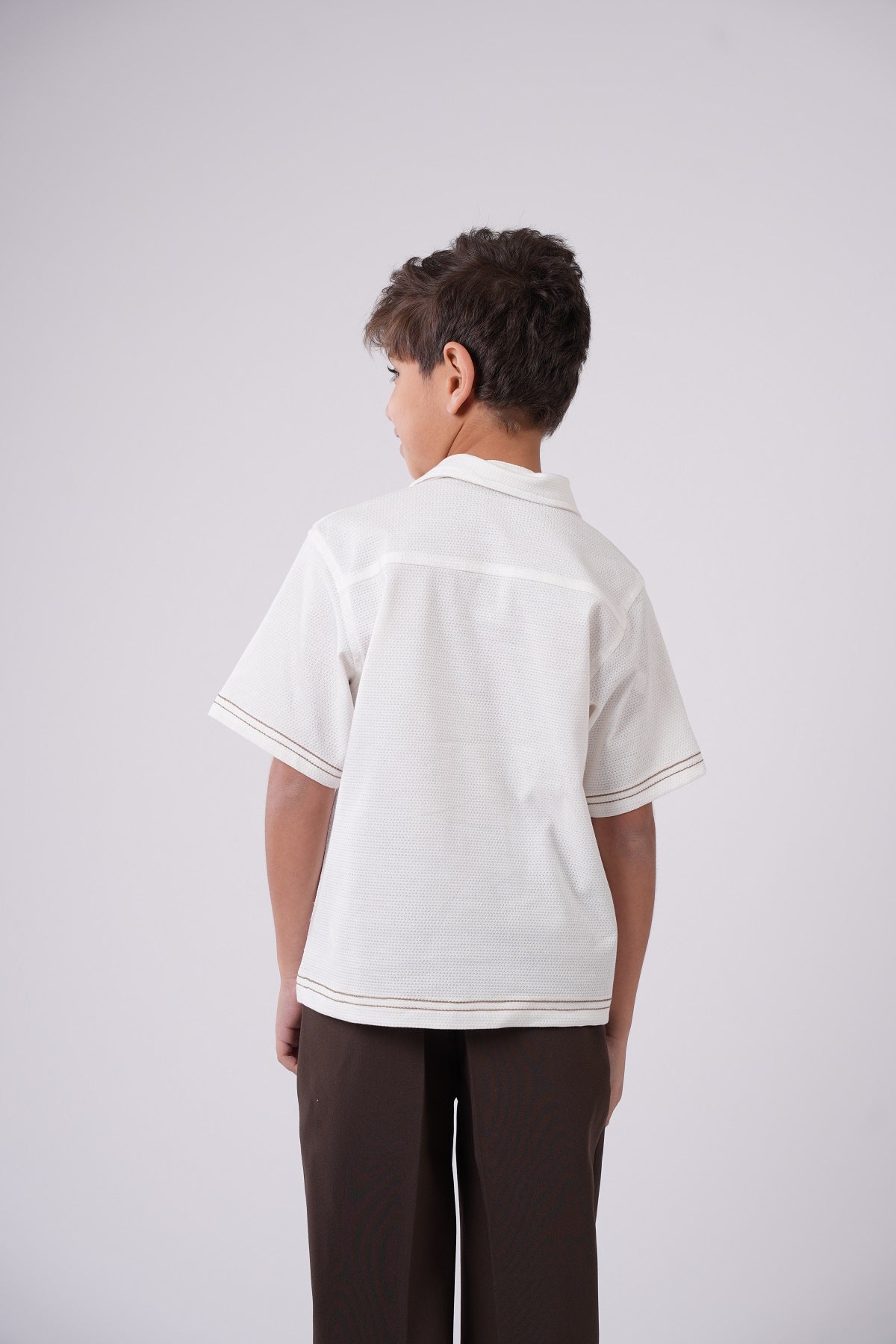 Boys Short Sleeve Printed Resort Shirt