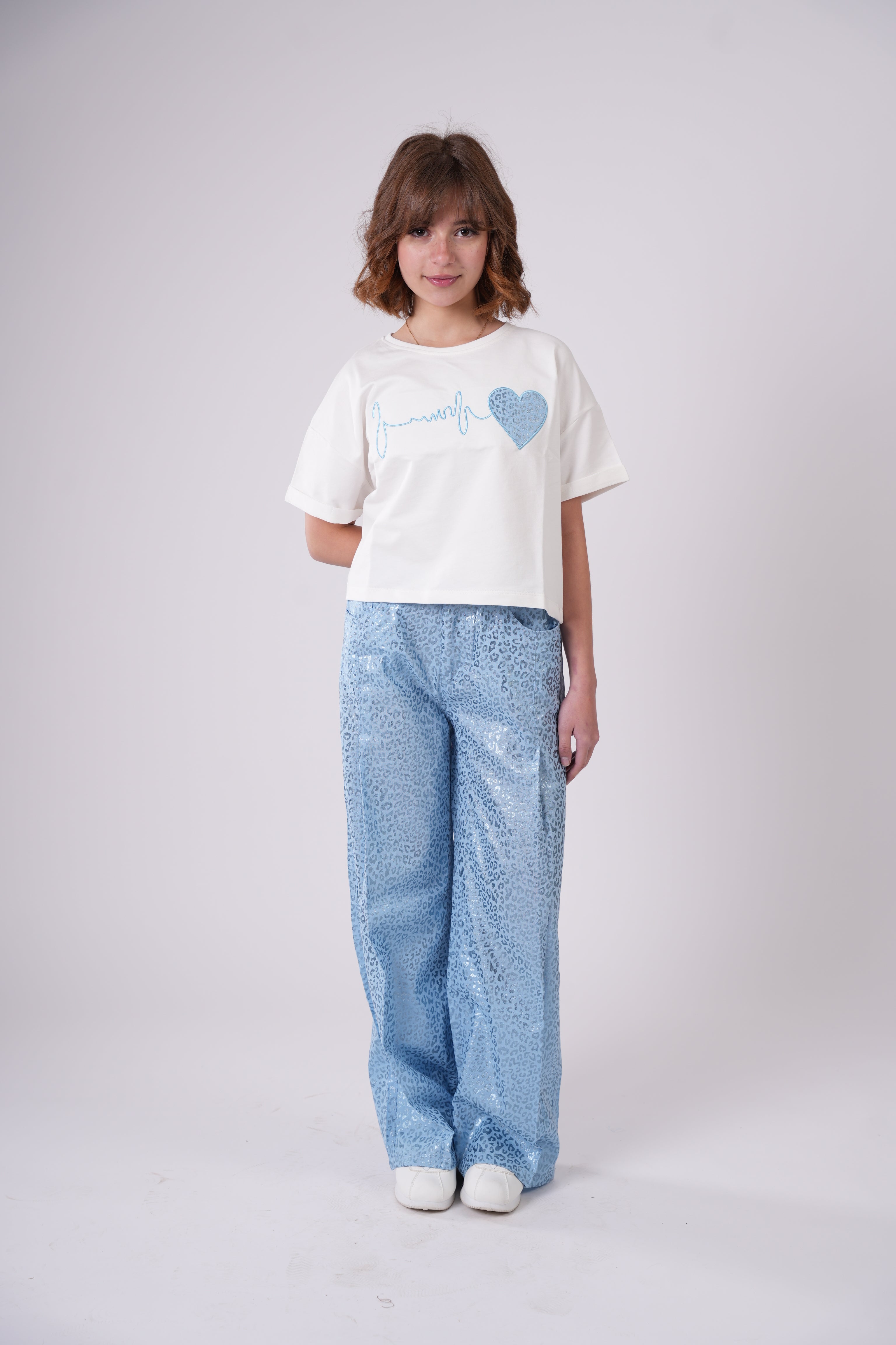 Girls’ Heartbeat Graphic Tee