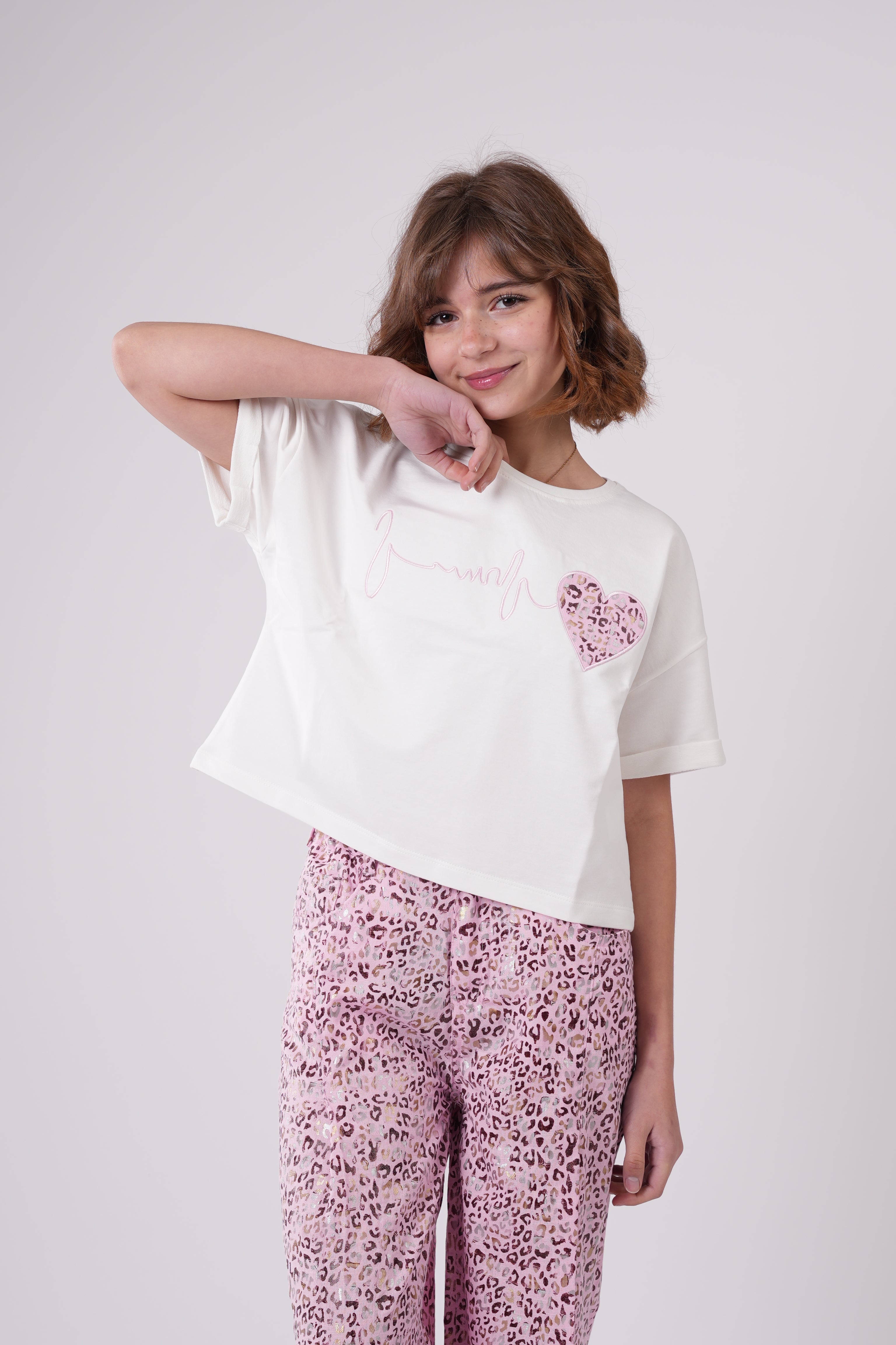 Girls’ Heartbeat Graphic Tee