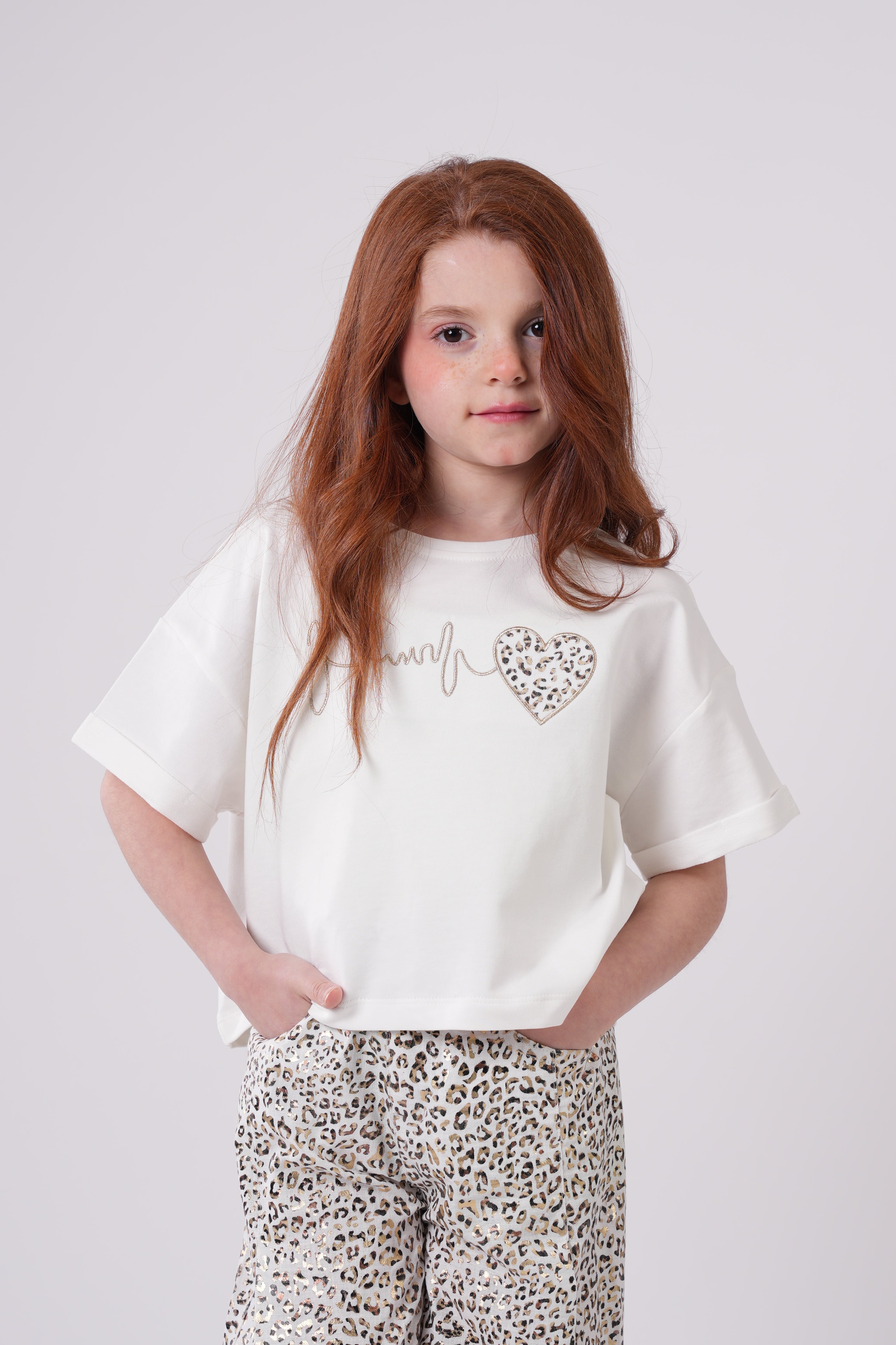 Girls’ Heartbeat Graphic Tee