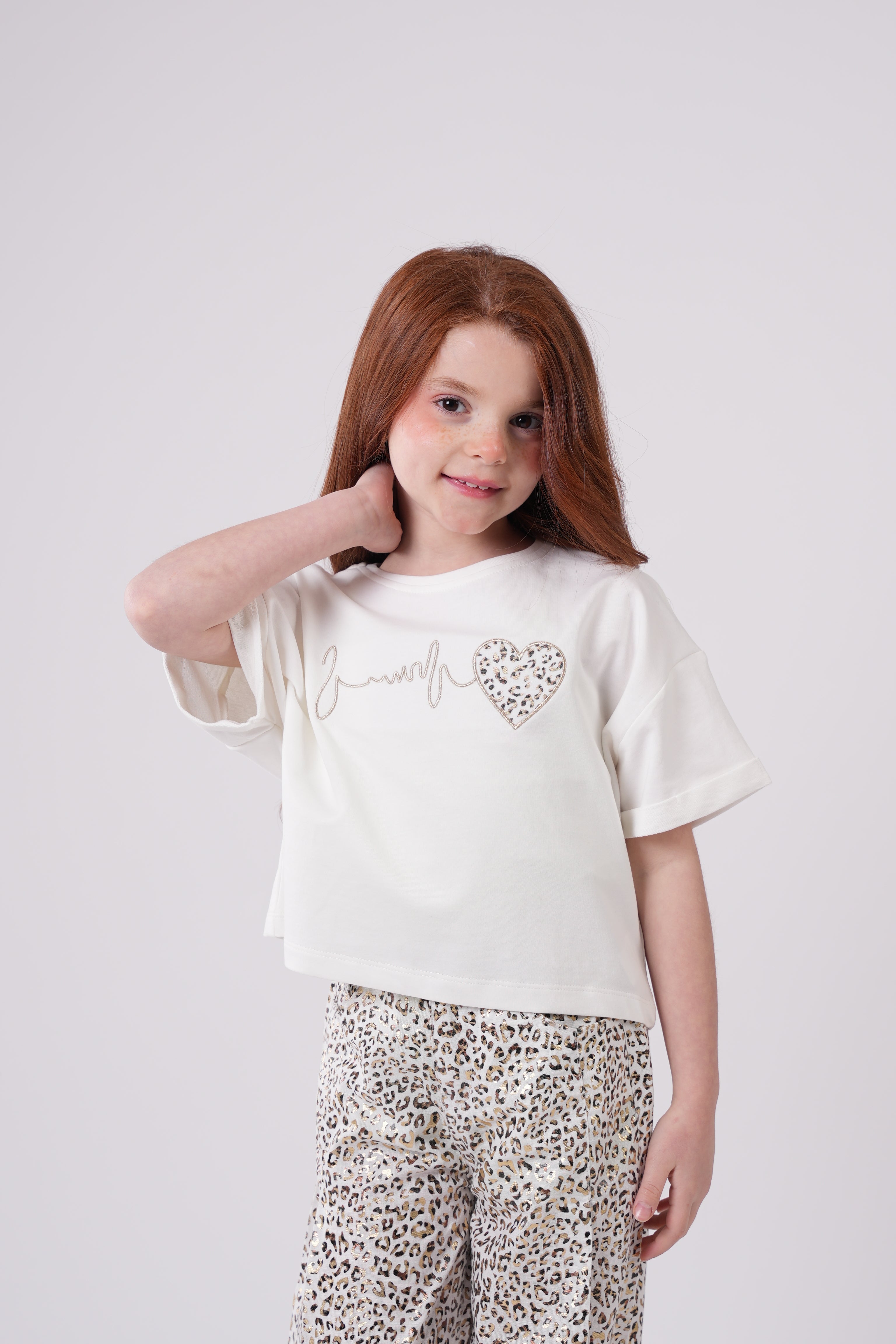 Girls’ Heartbeat Graphic Tee