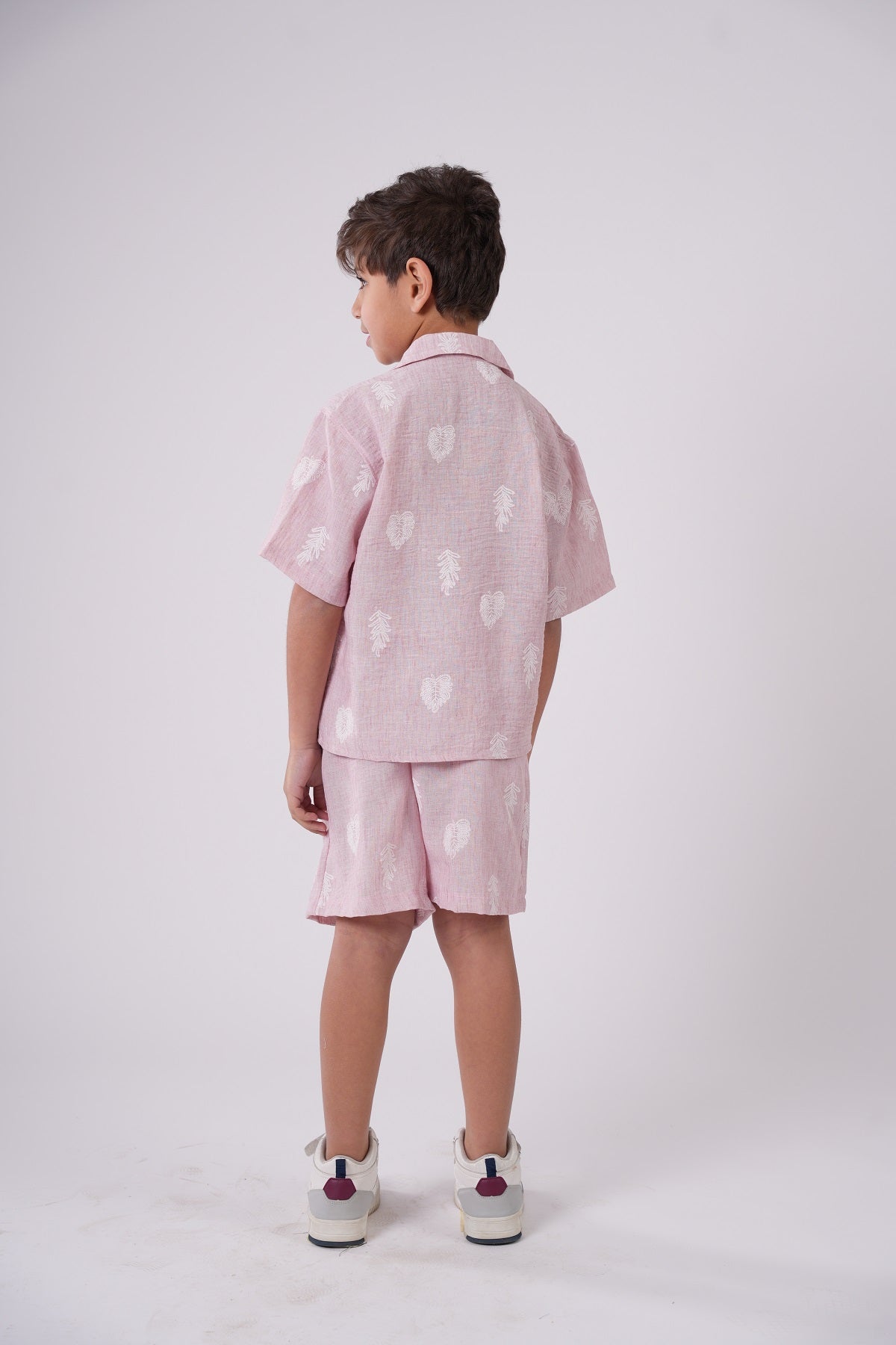 Boys' Two-Piece Leaf Print Set