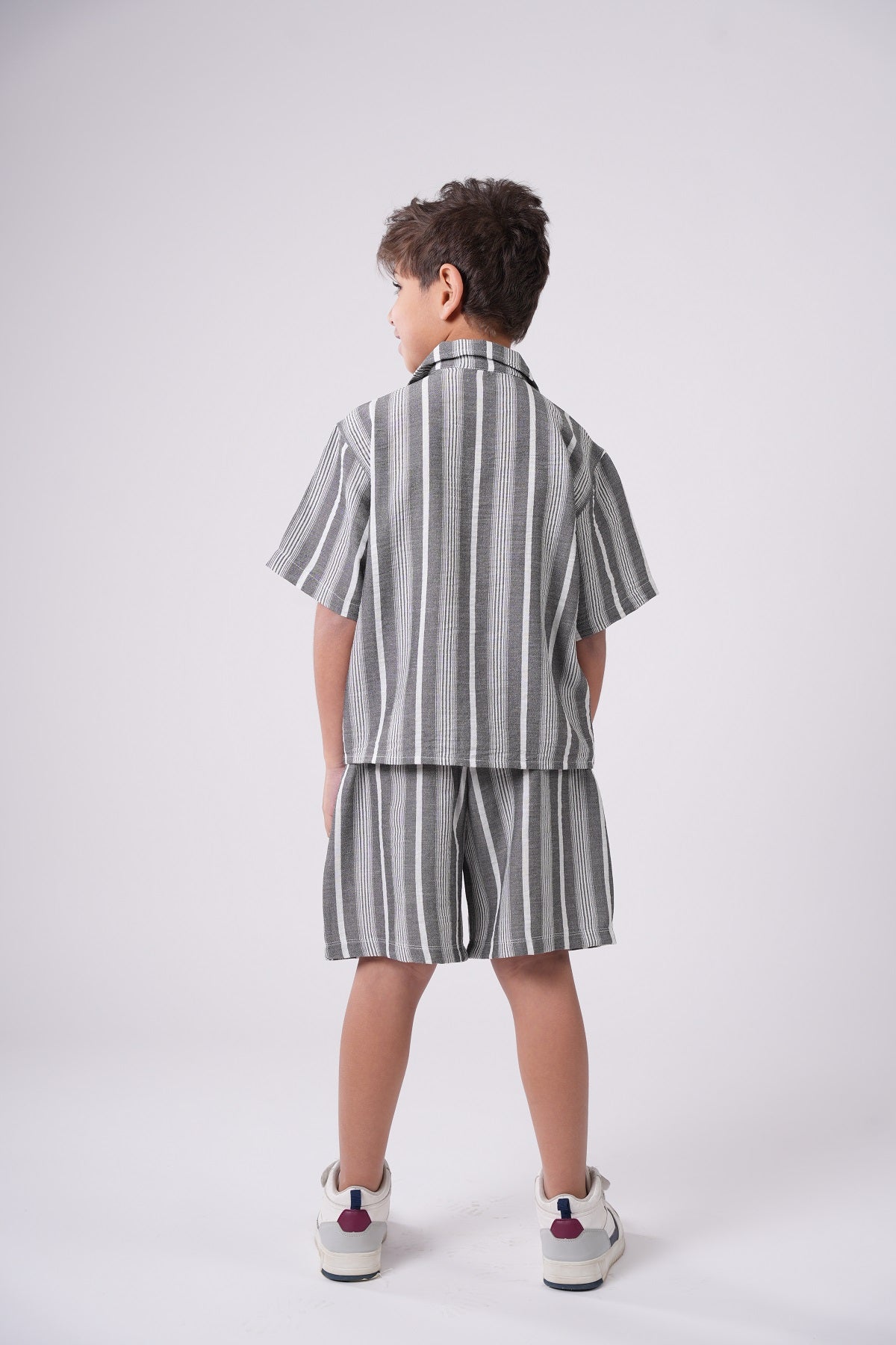 Boys’ Seersucker Striped Set