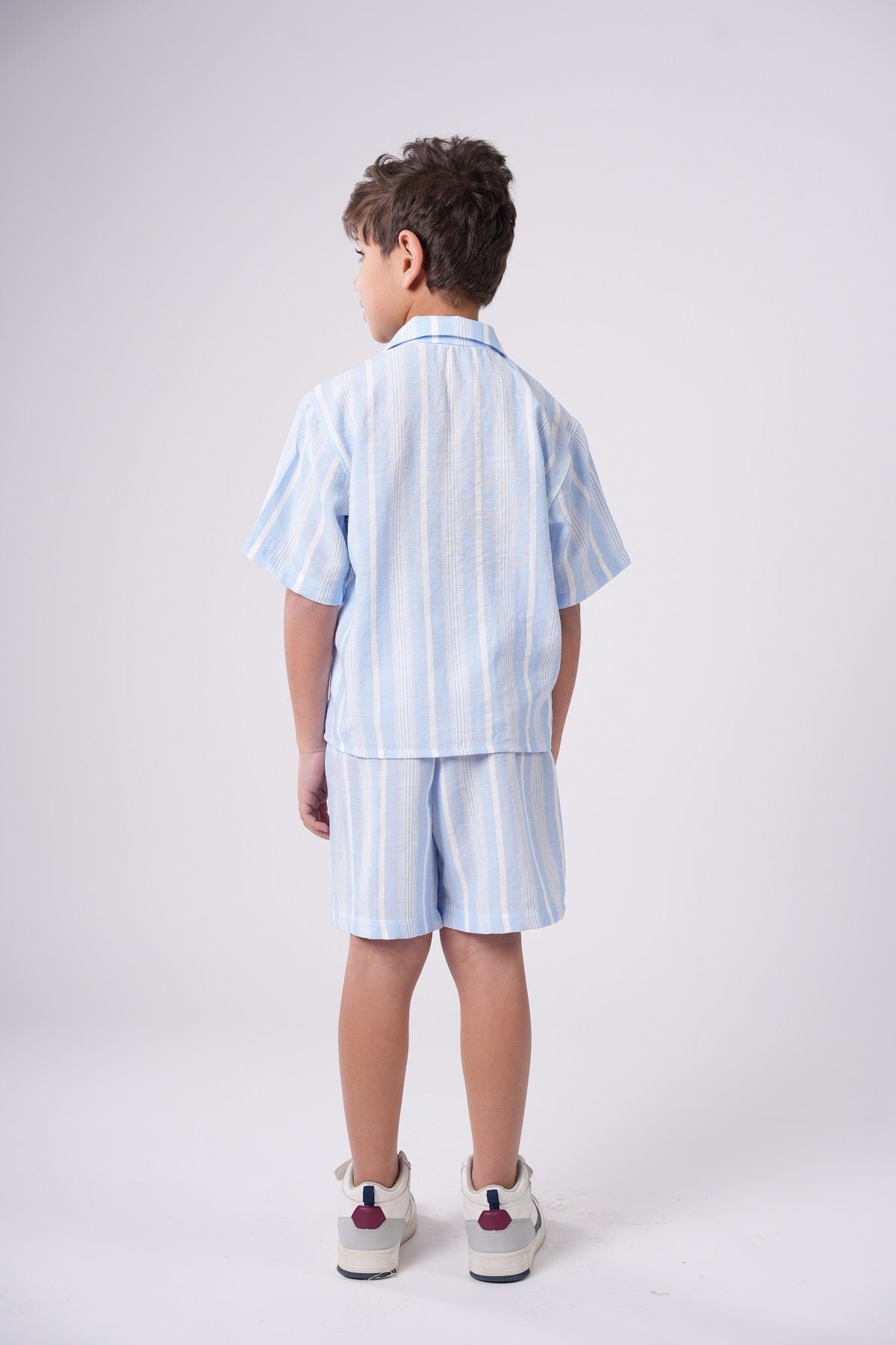 Boys’ Seersucker Striped Set