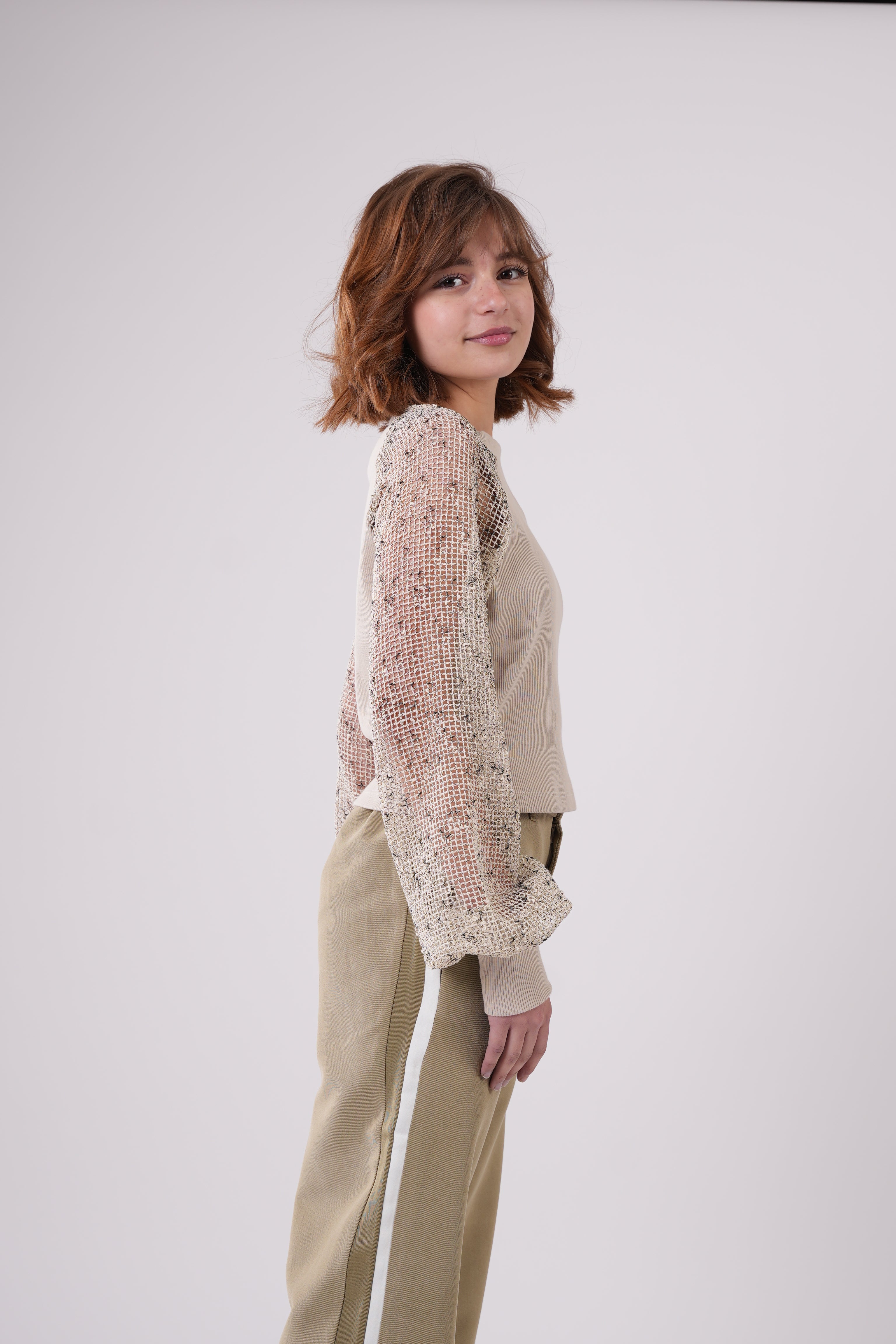 Girls’ Elegant Long-Sleeve Blouse