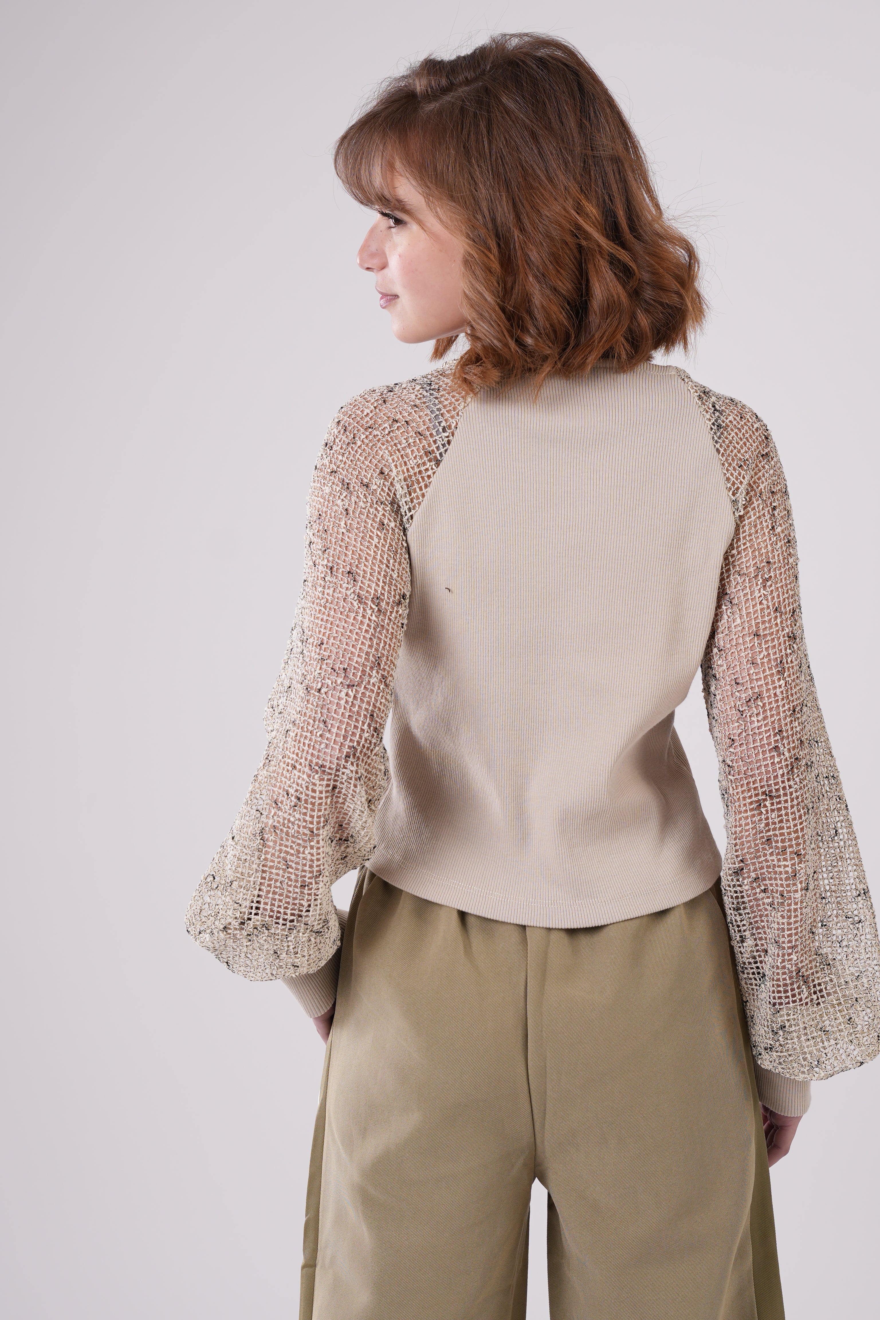 Girls’ Elegant Long-Sleeve Blouse
