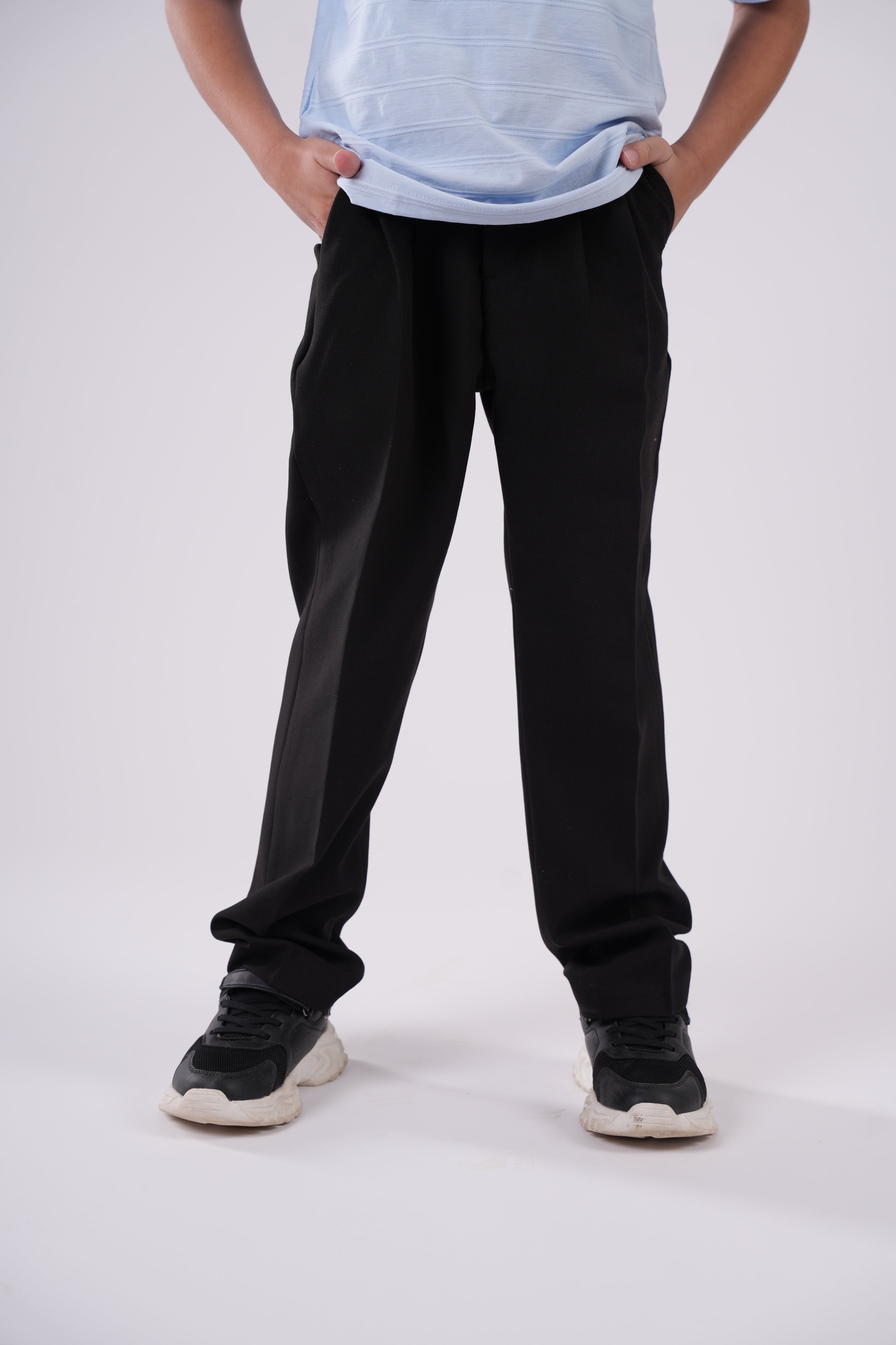 Boys’ Trousers – Classic Smart-Casual Dress Pants with Comfort Fit