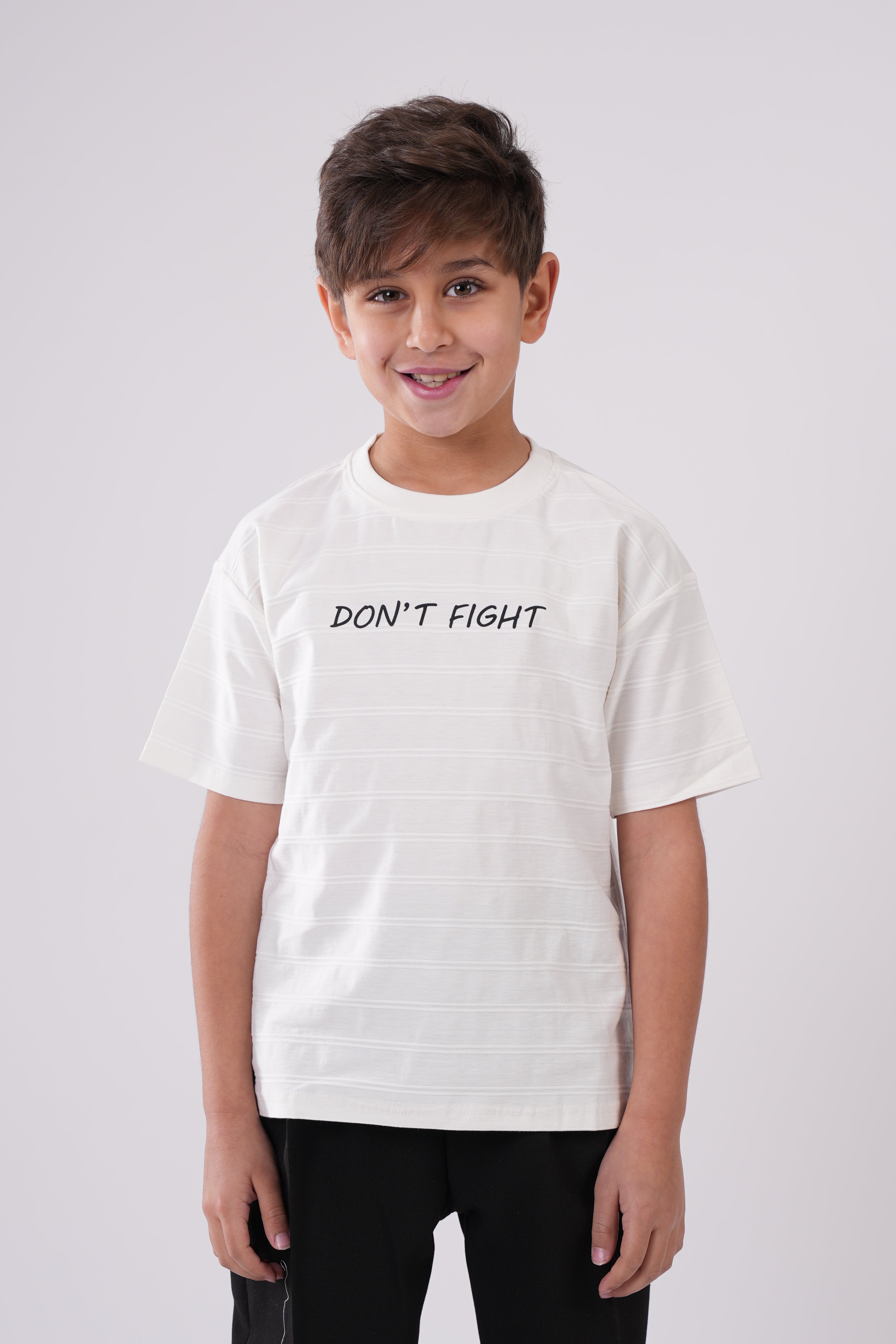 Casual Short-Sleeve T-Shirt with Back Doodle Art