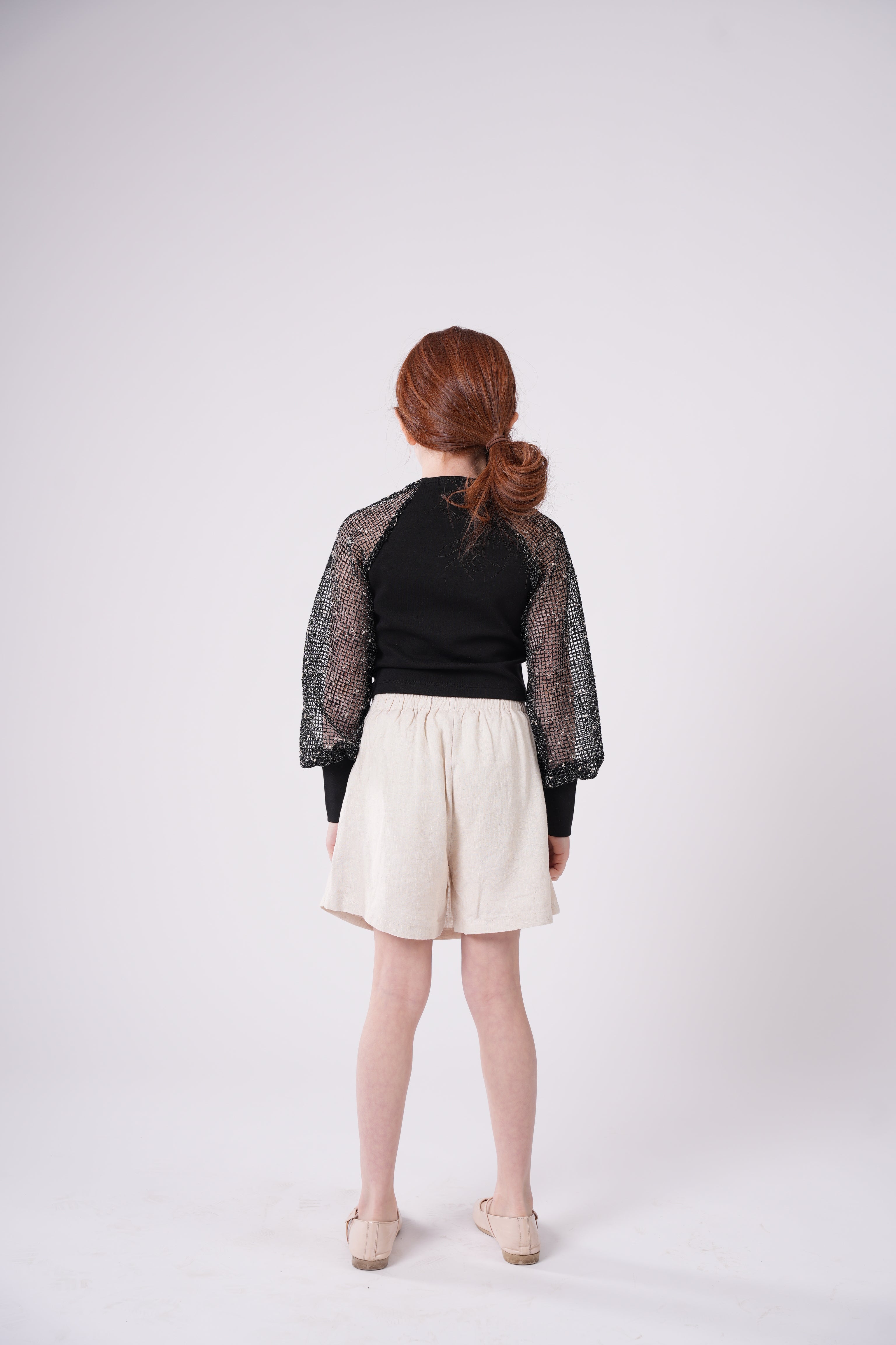 Girls’ Elegant Long-Sleeve Blouse
