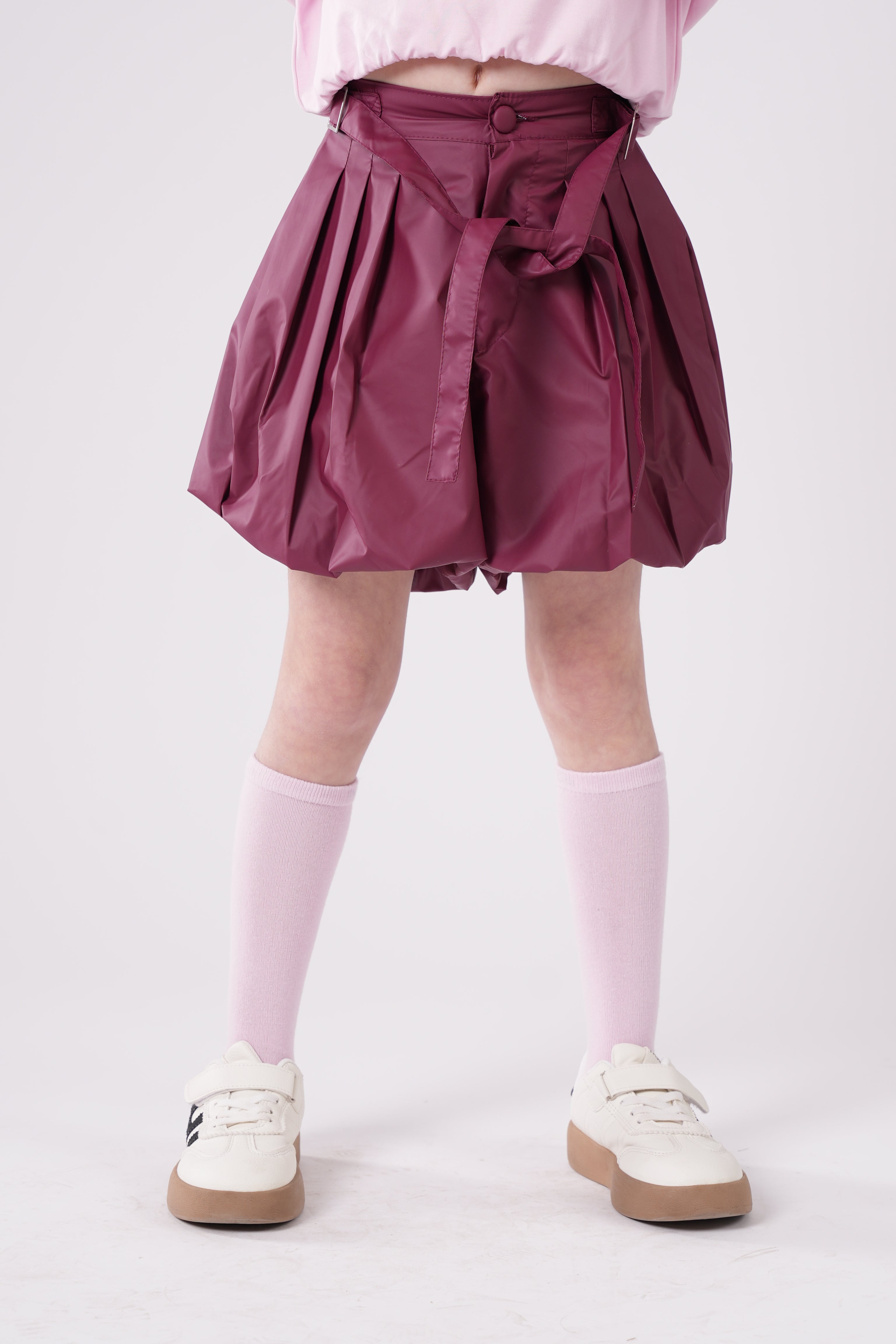 Girls’ Fashion Balloon Hem Shorts