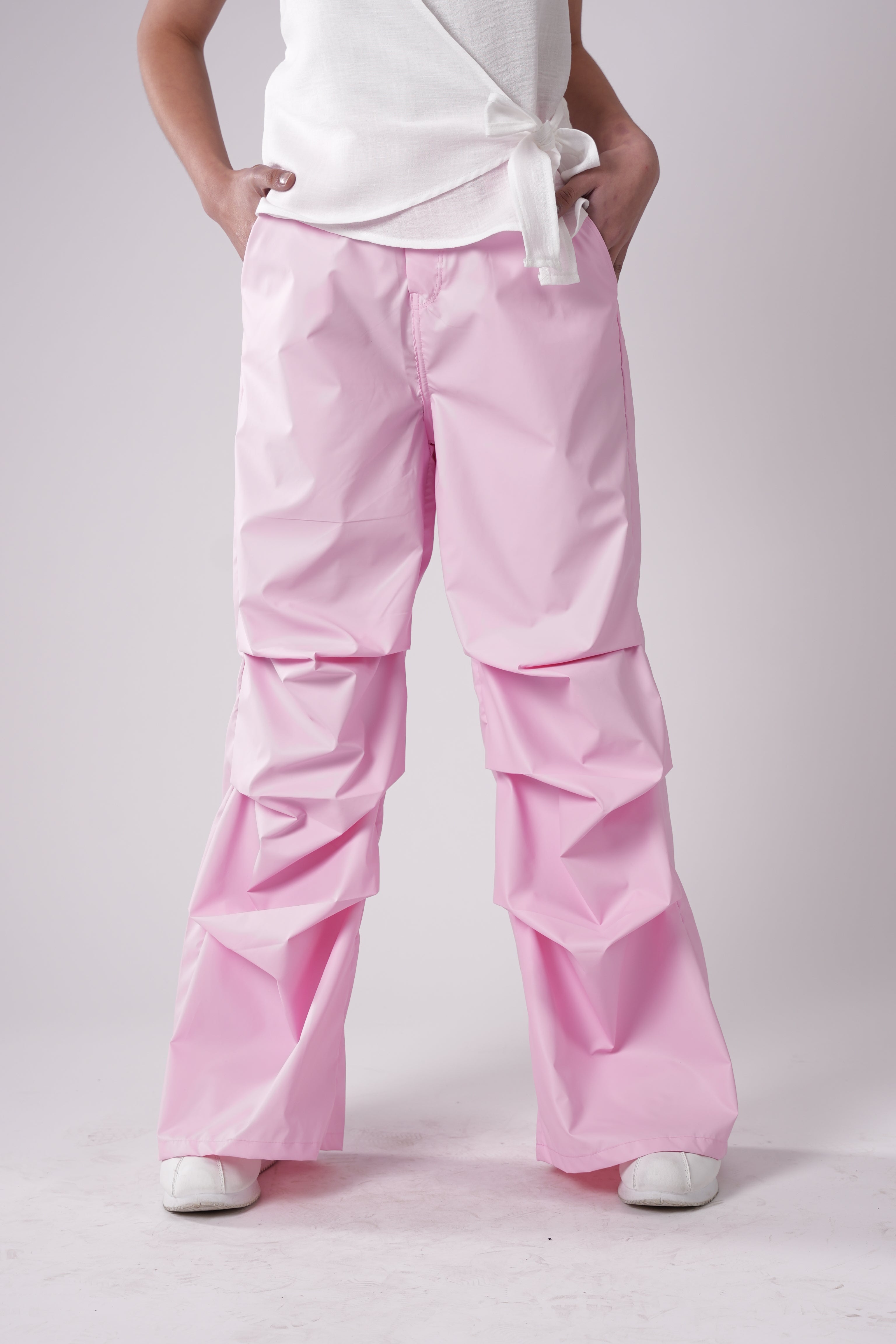 Girls’ Tiered Wide-Leg Trousers – Trendy High-Waisted Layered Fashion Pants