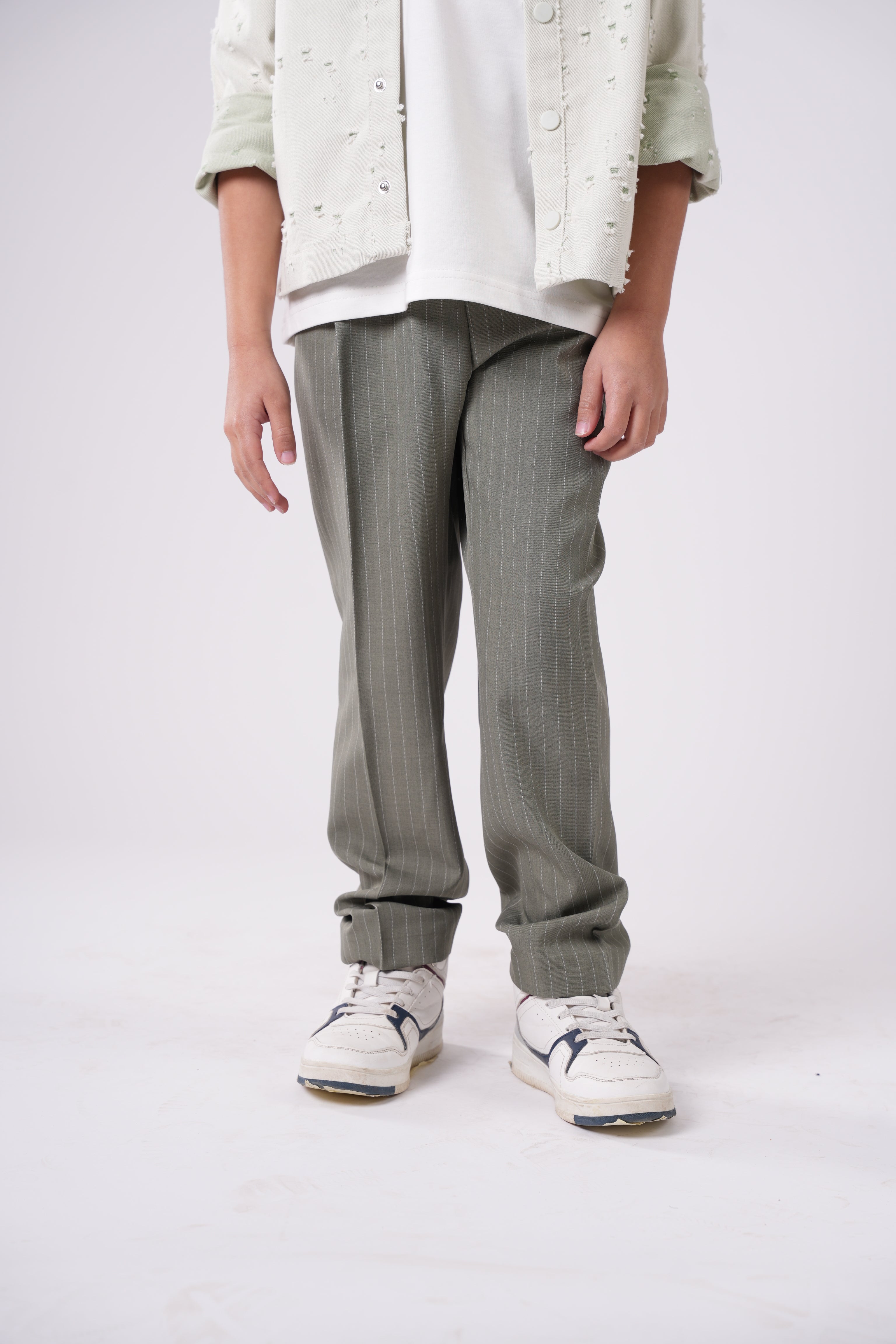 Boys’ Relaxed Pinstripe Cargo Pants