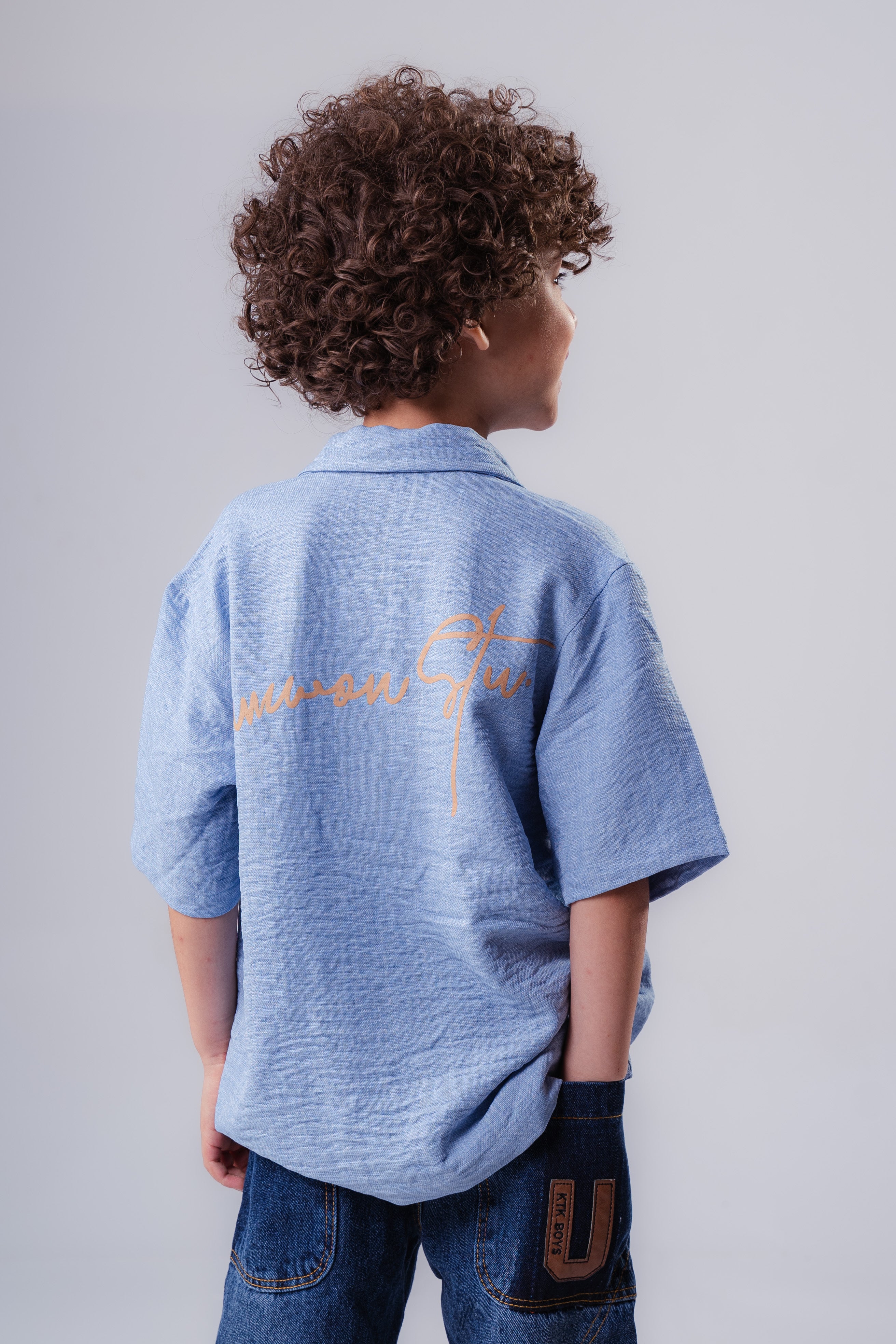 Boys’ Linen Short-Sleeve