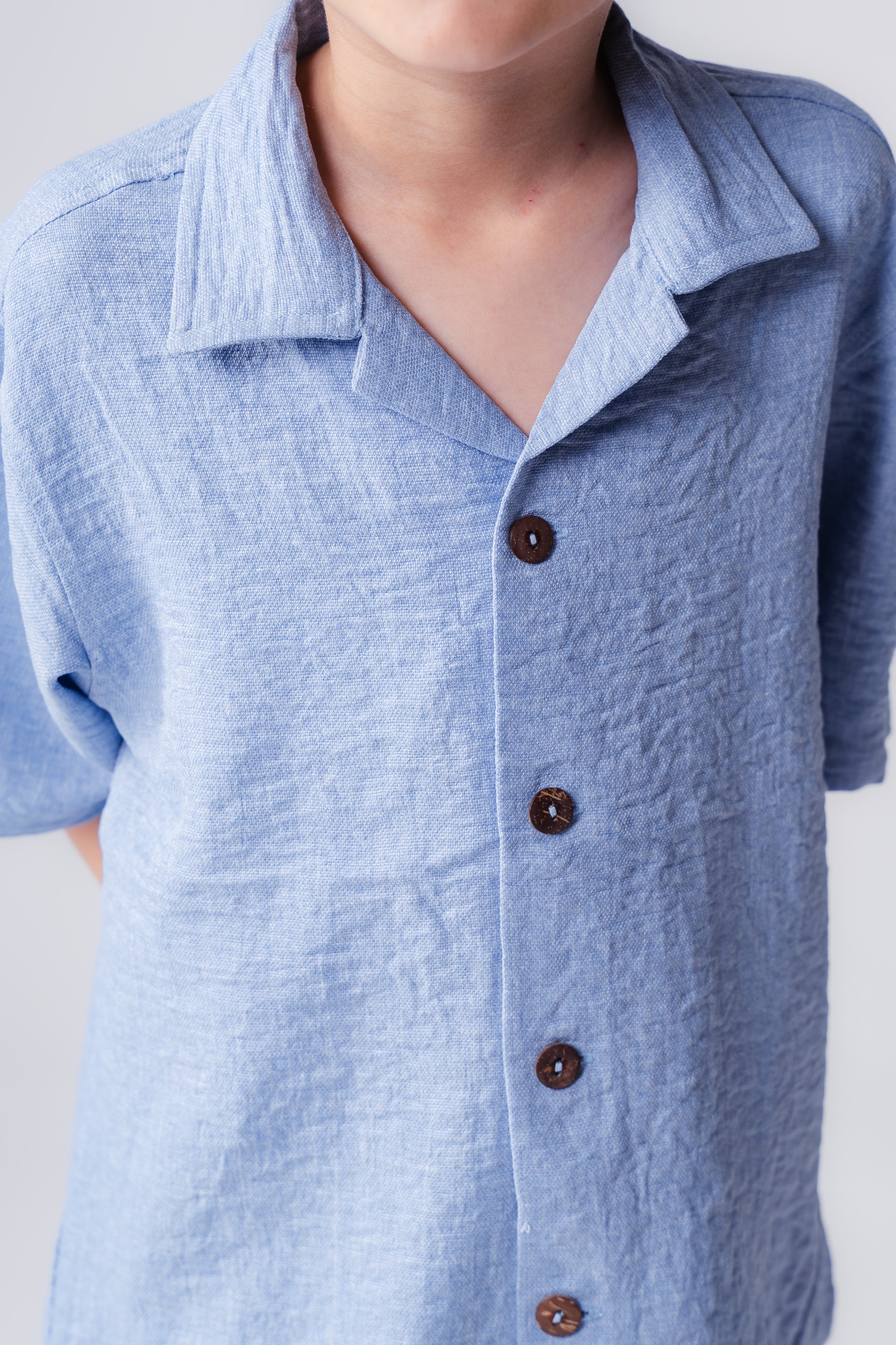 Boys’ Linen Short-Sleeve