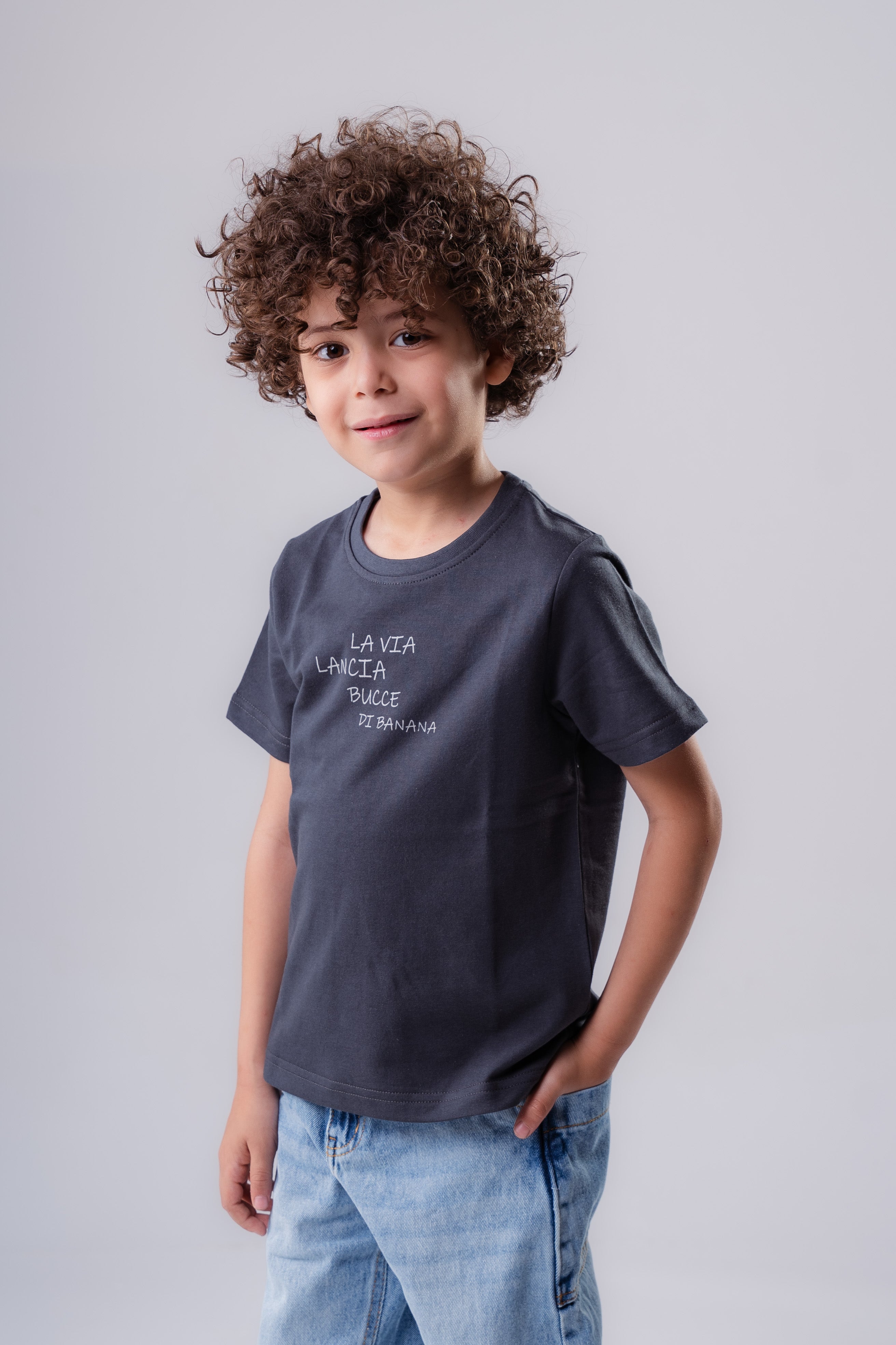 Boys’ Graphic Tee – "La Via" T-Shirt