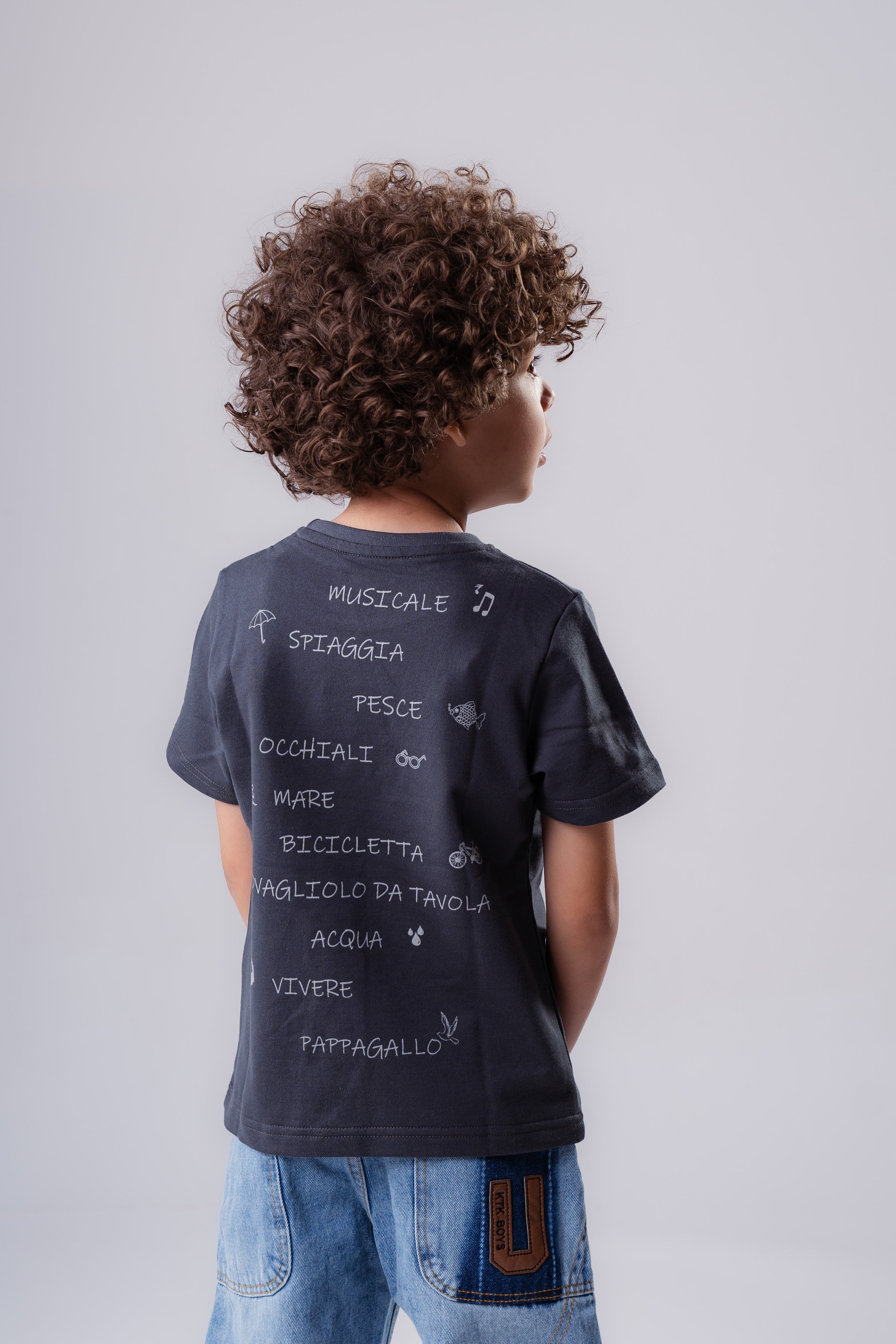 Boys’ Graphic Tee – "La Via" T-Shirt