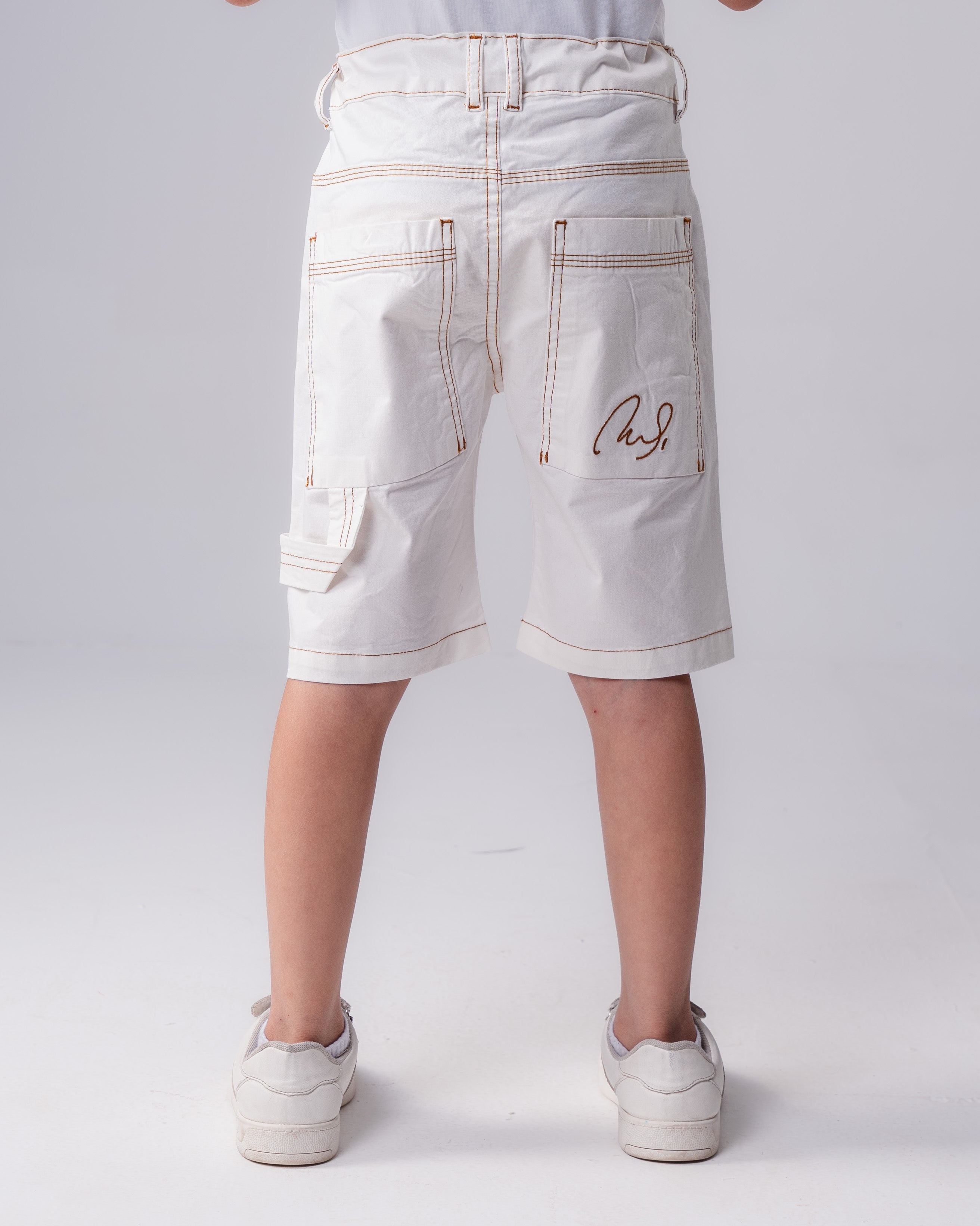 Boys’ Shorts with Contrast Stitching