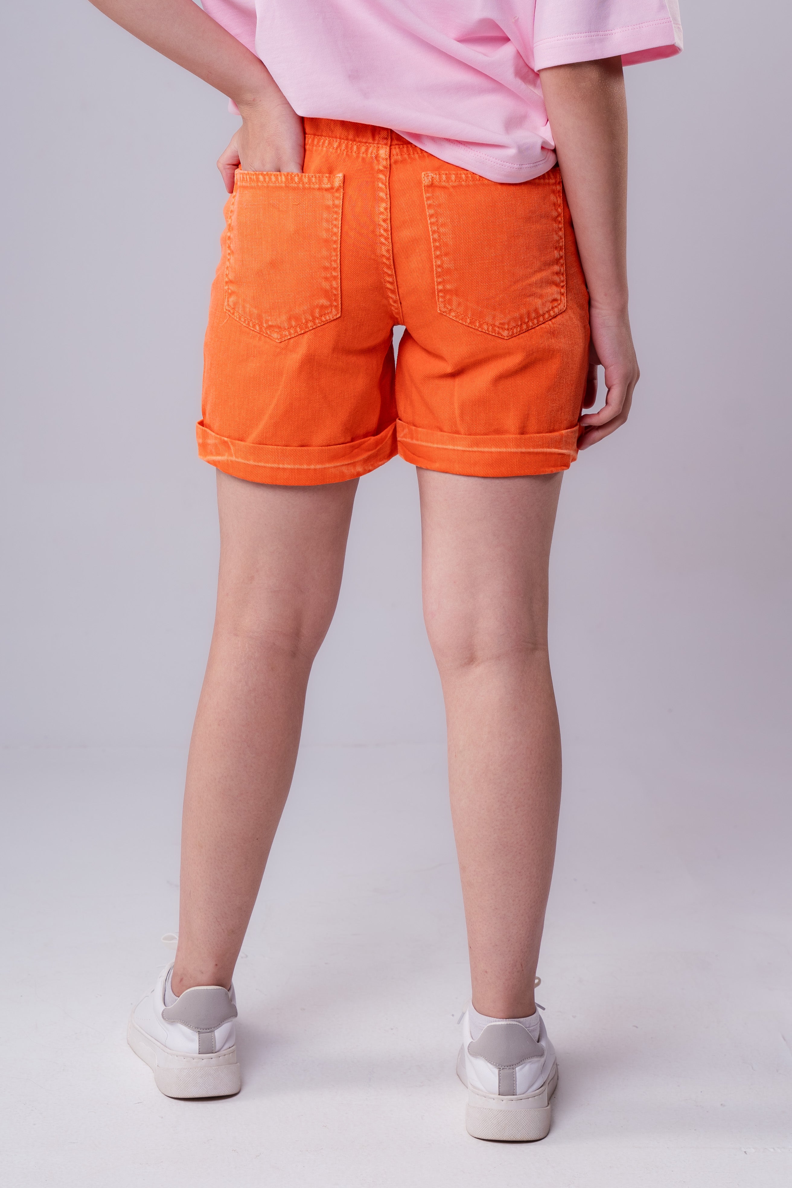 Girls’ High-Waisted Shorts