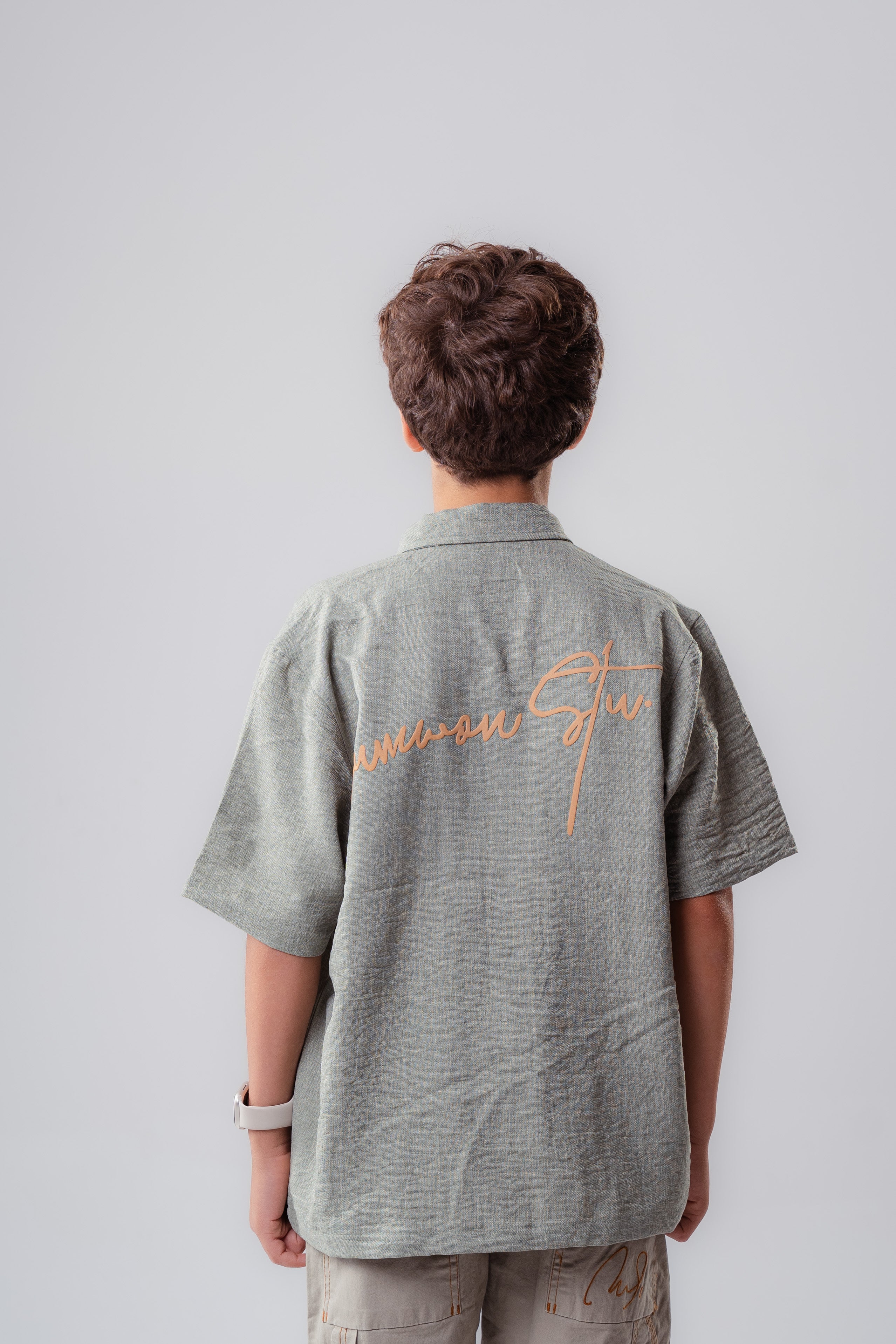 Boys’ Linen Short-Sleeve