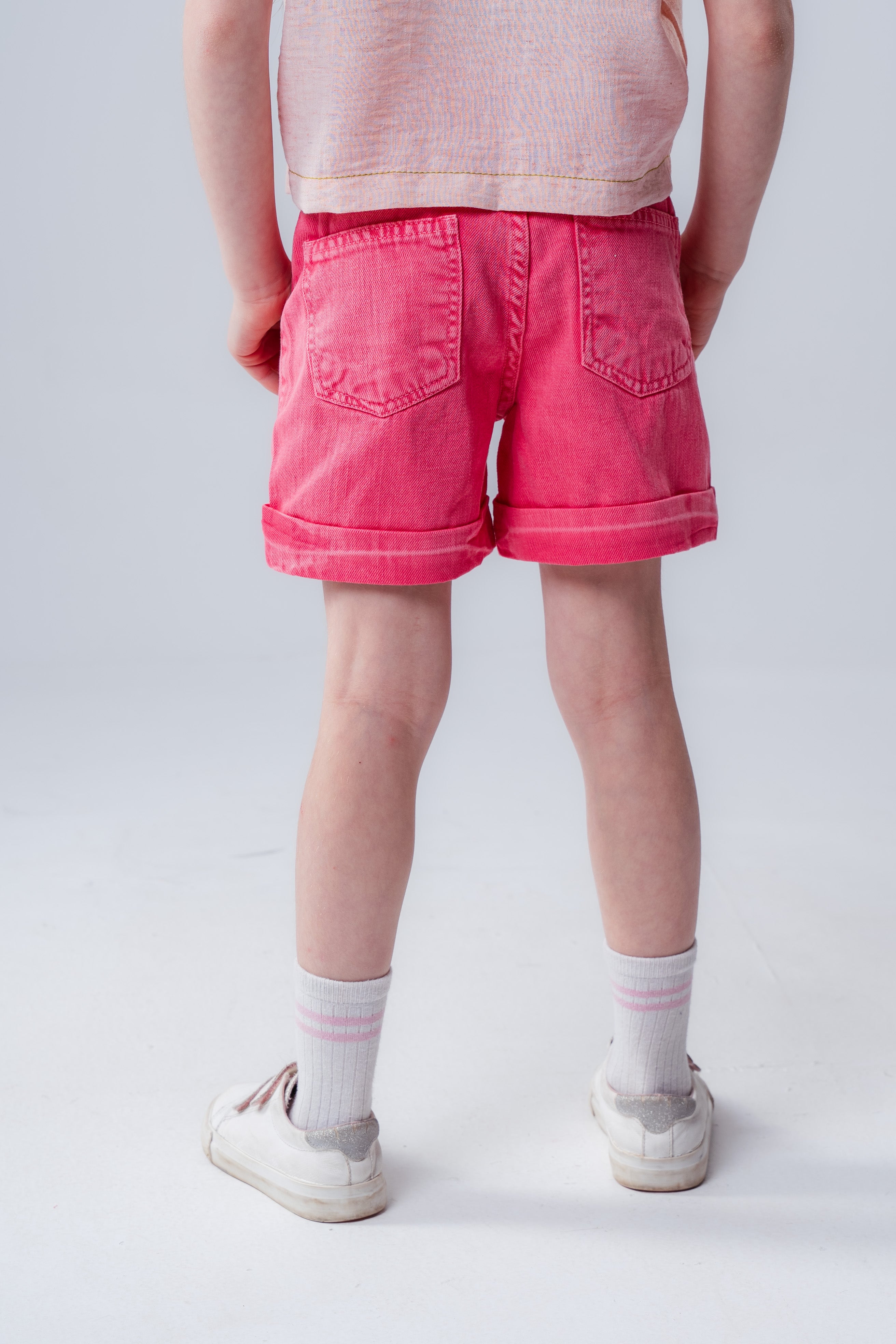 Girls’ High-Waisted Shorts