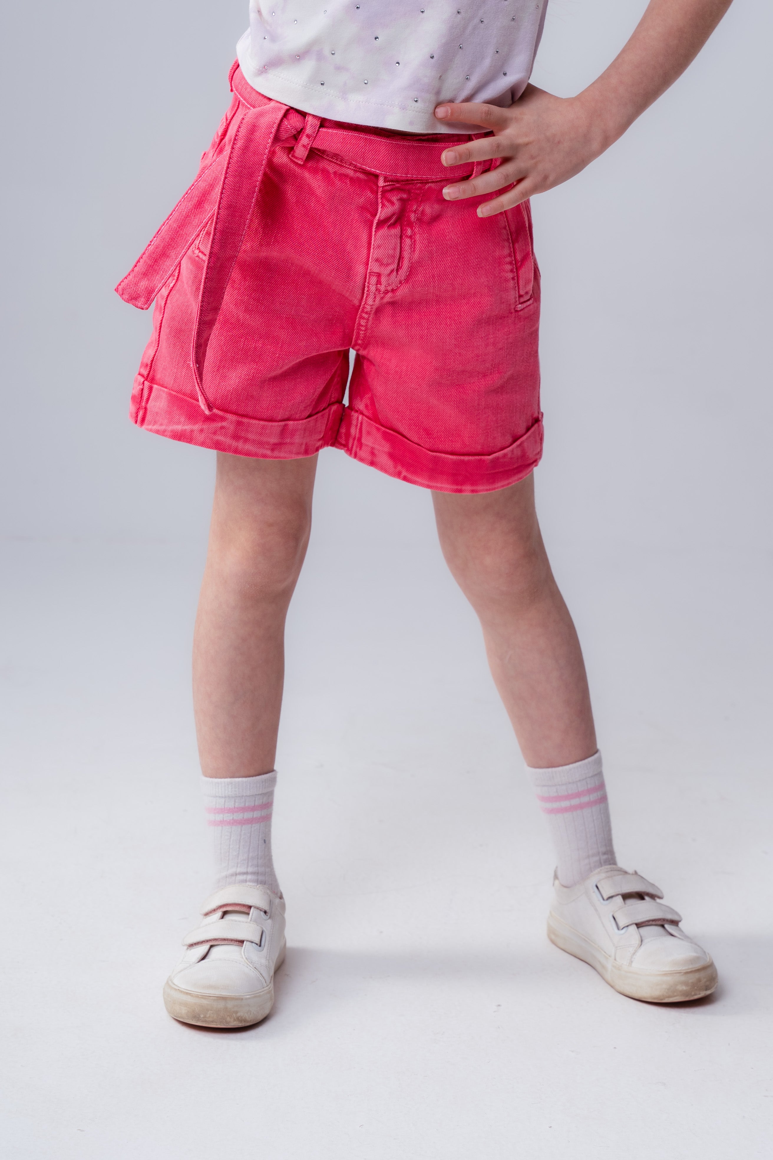 Girls’ High-Waisted Shorts