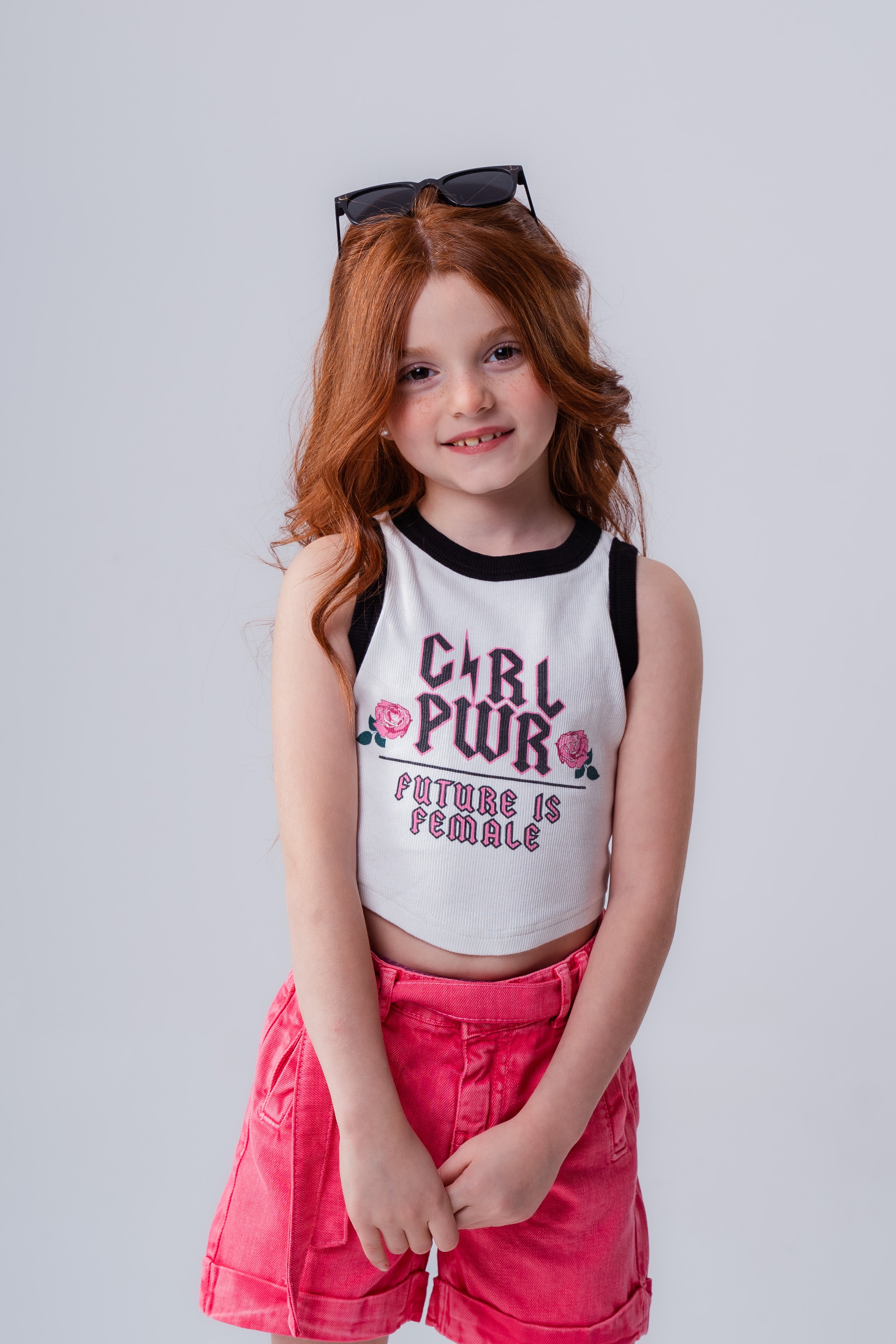 Girls’ High-Waisted Shorts – Stylish Summer Shorts