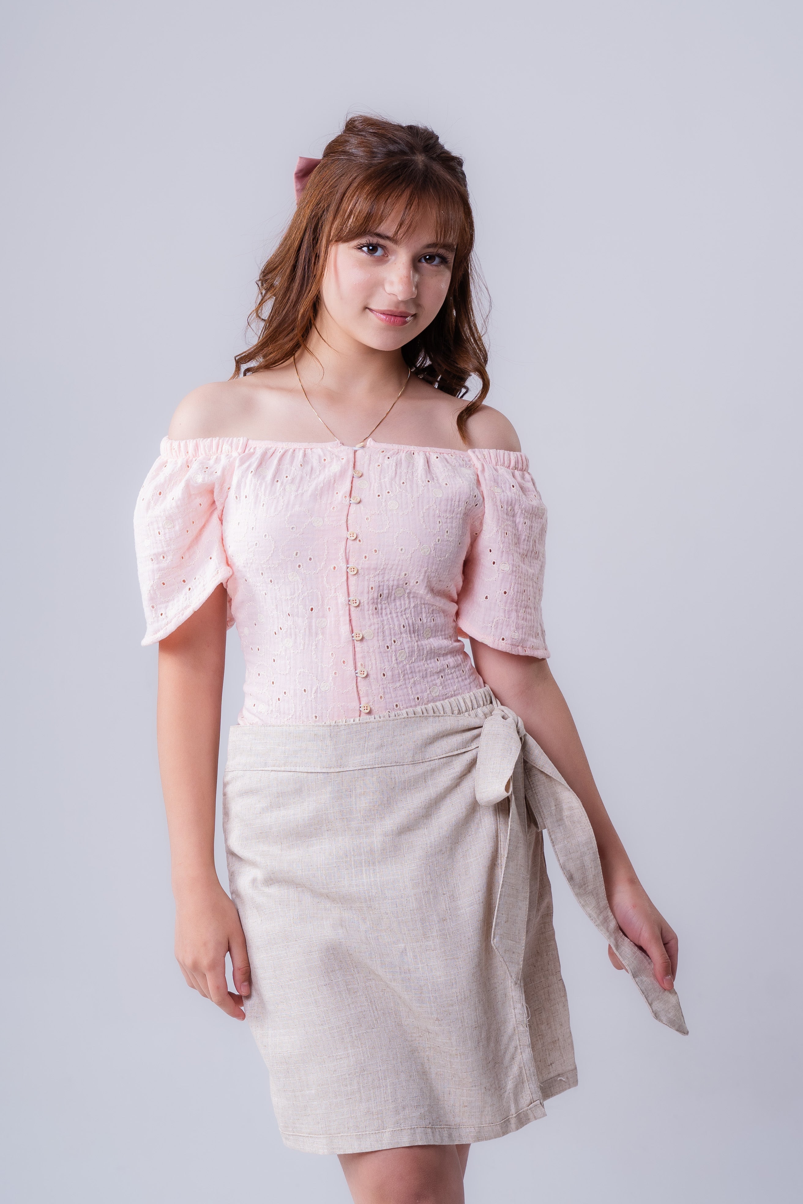 Girls Button Down Blouse