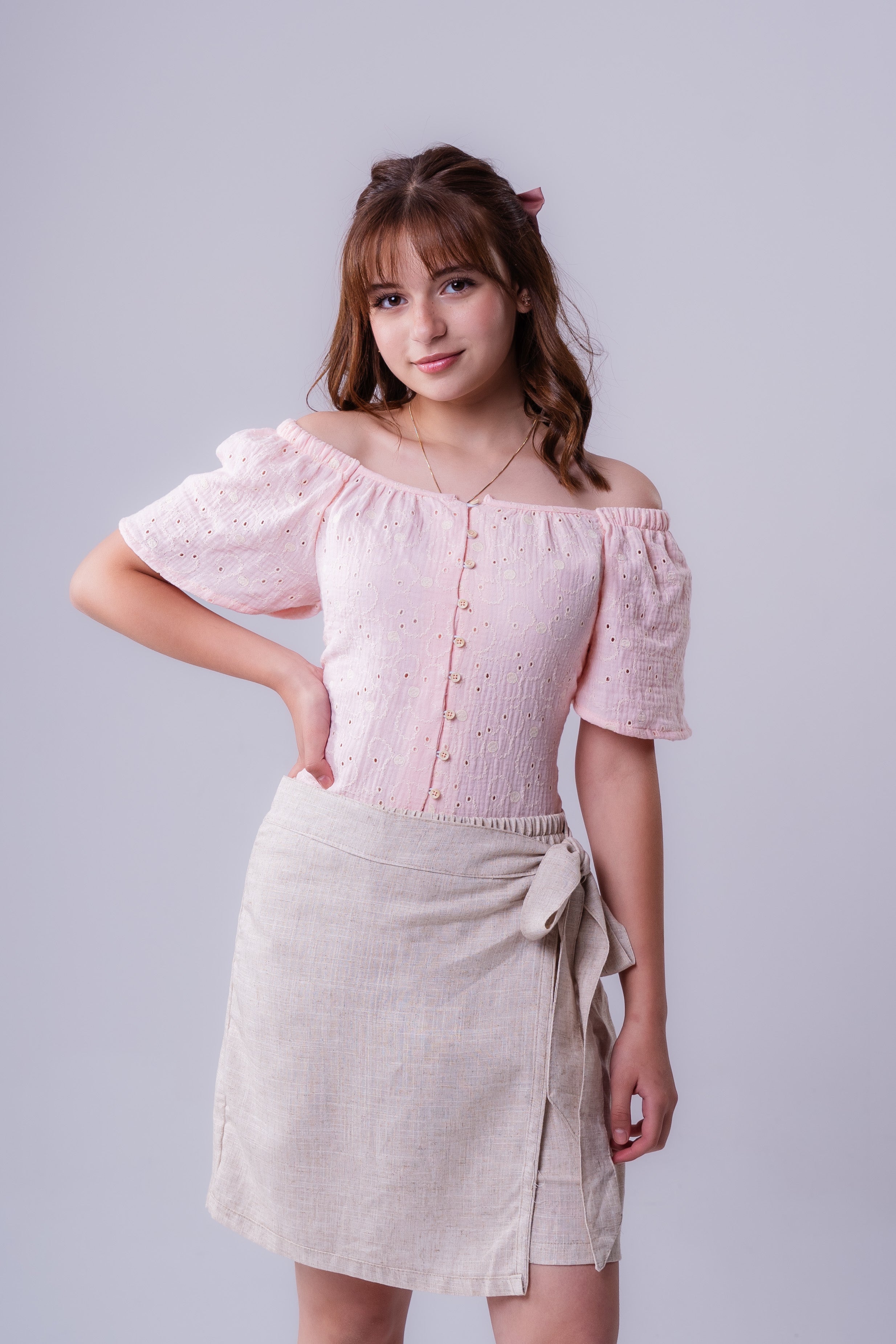 Girls Button Down Blouse