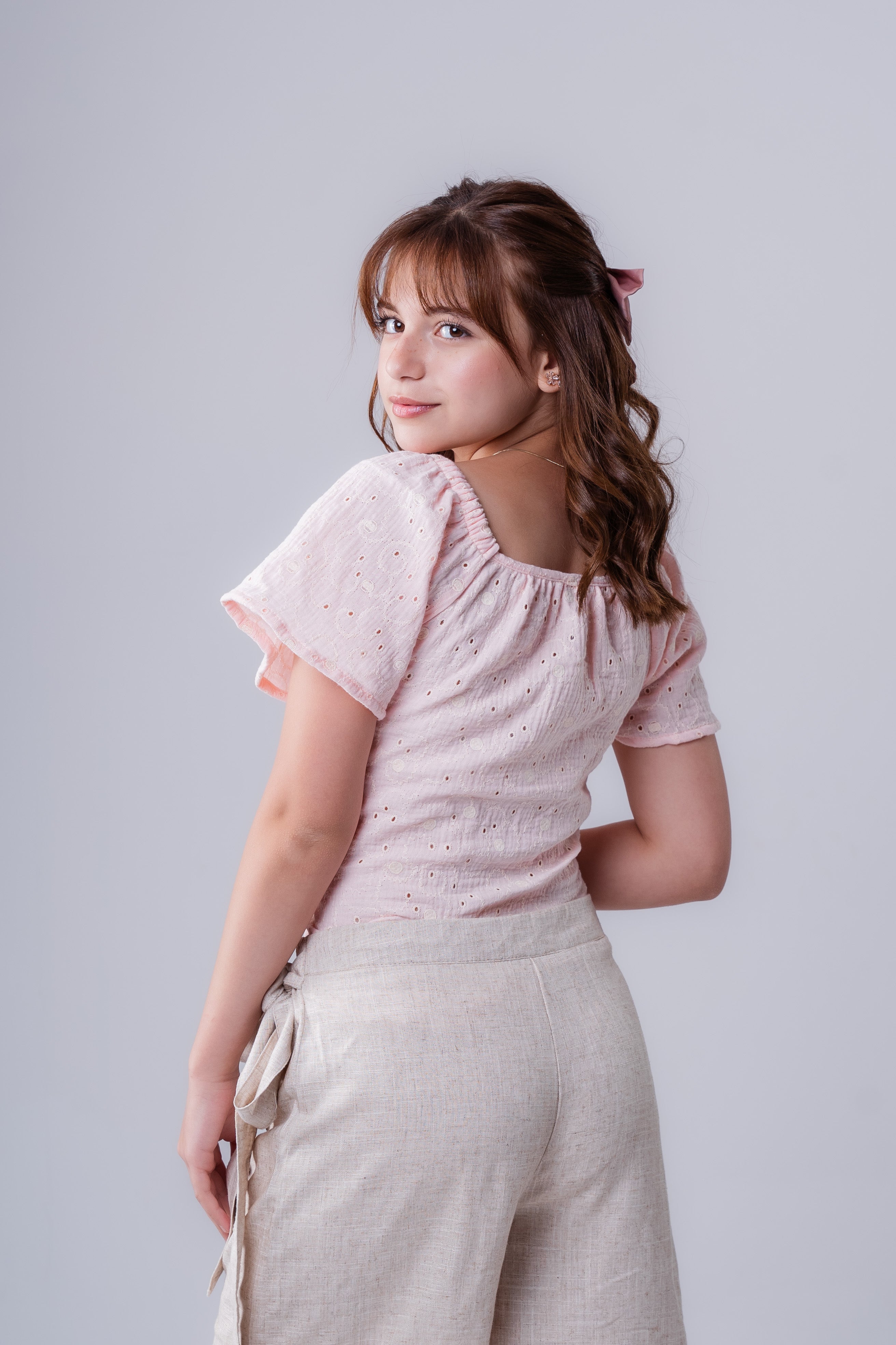 Girls Button Down Blouse