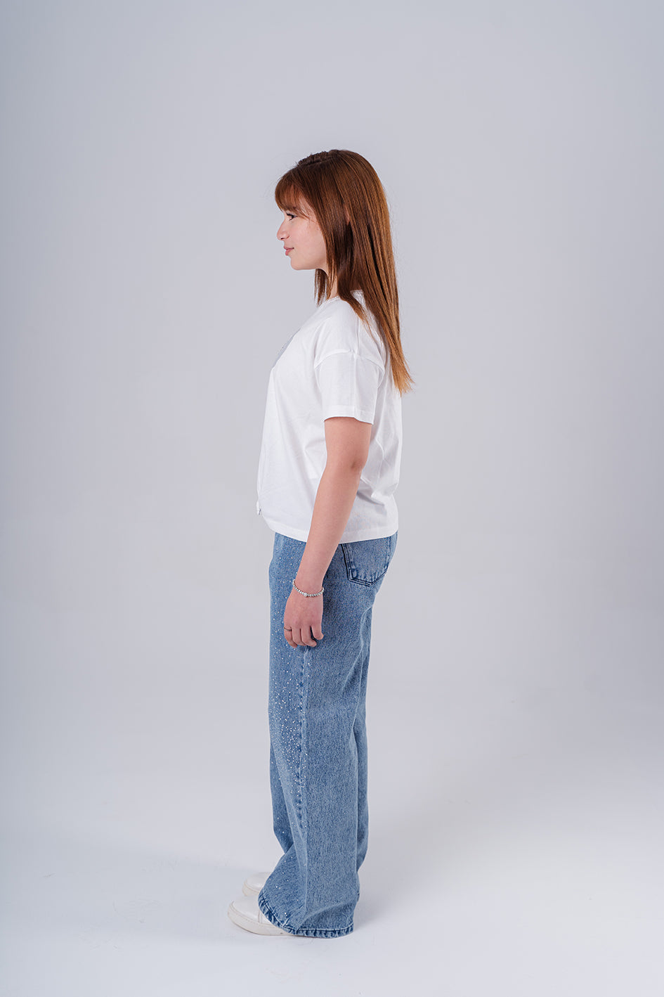 Short Shirt Sleeves with Sequins