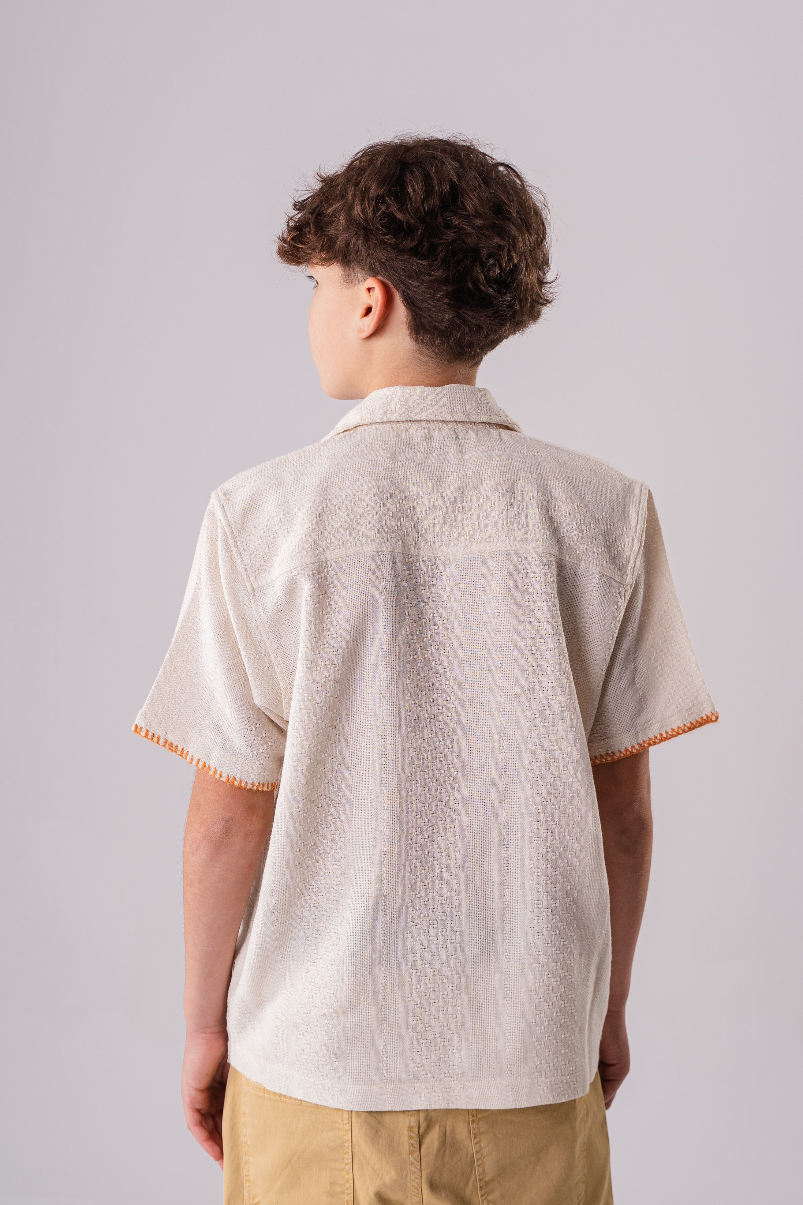 Stitch Line Button Shirt