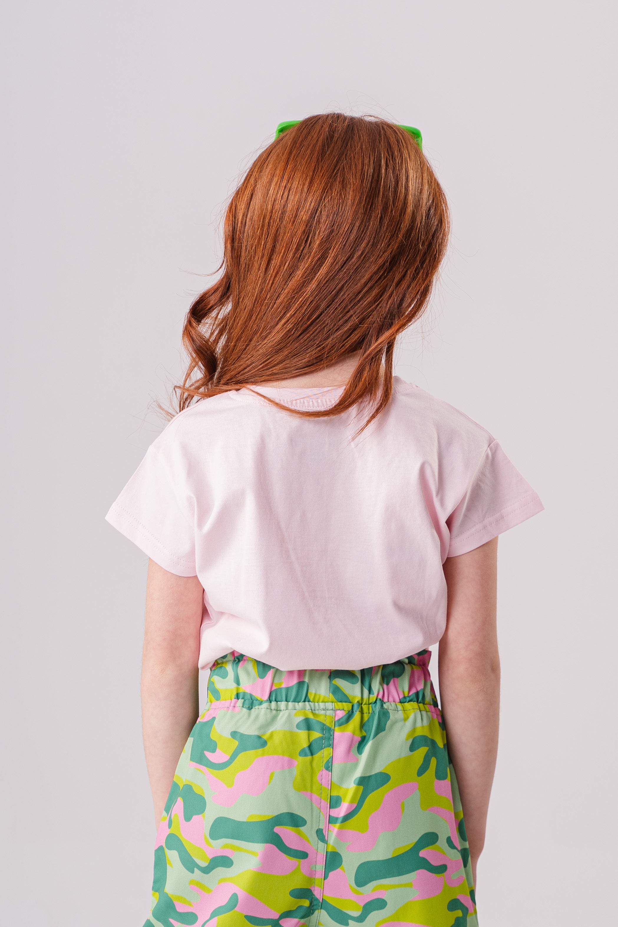 Girls Floral Embroidered Tee