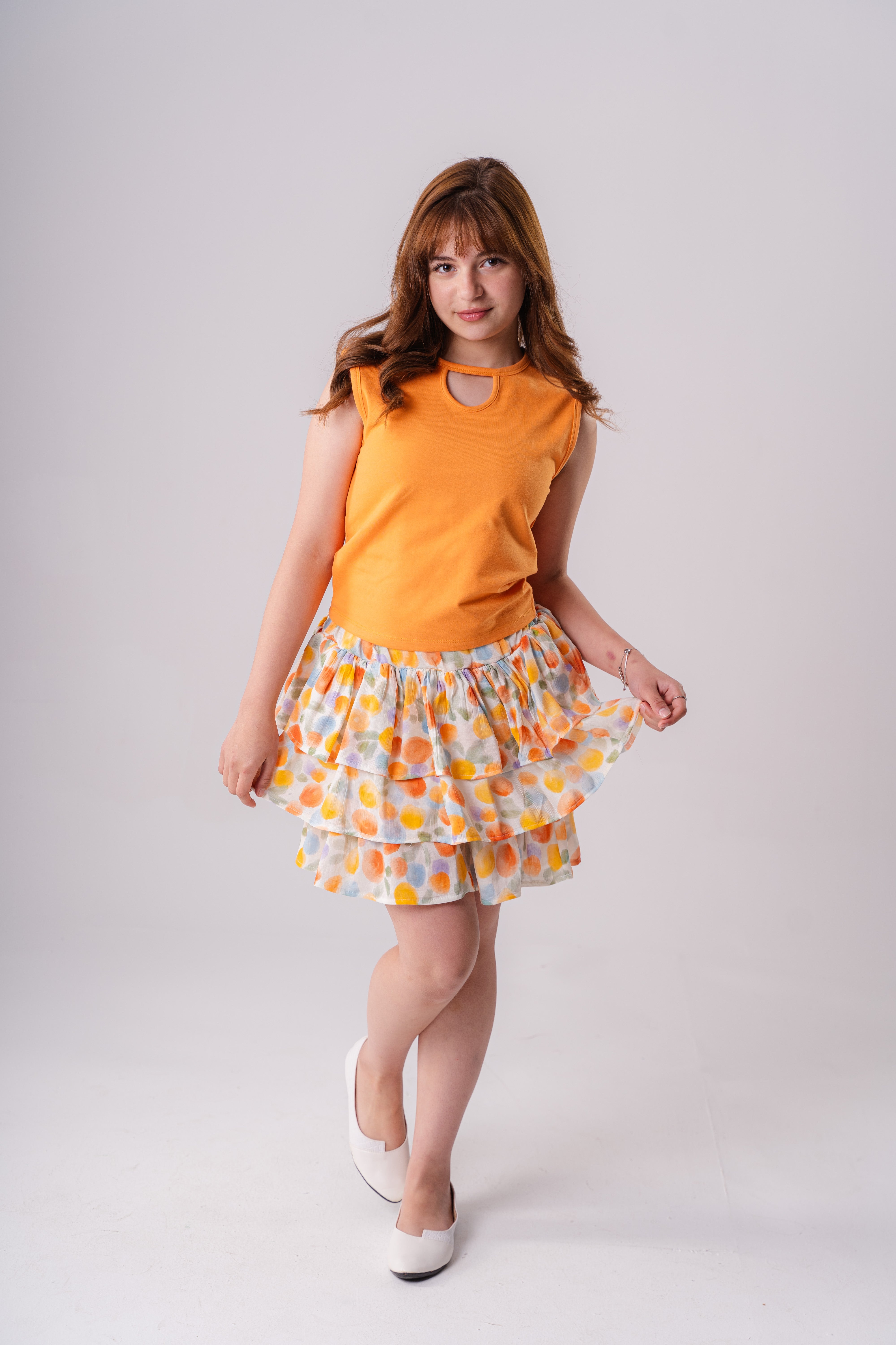 Girls Summer Cut Tee