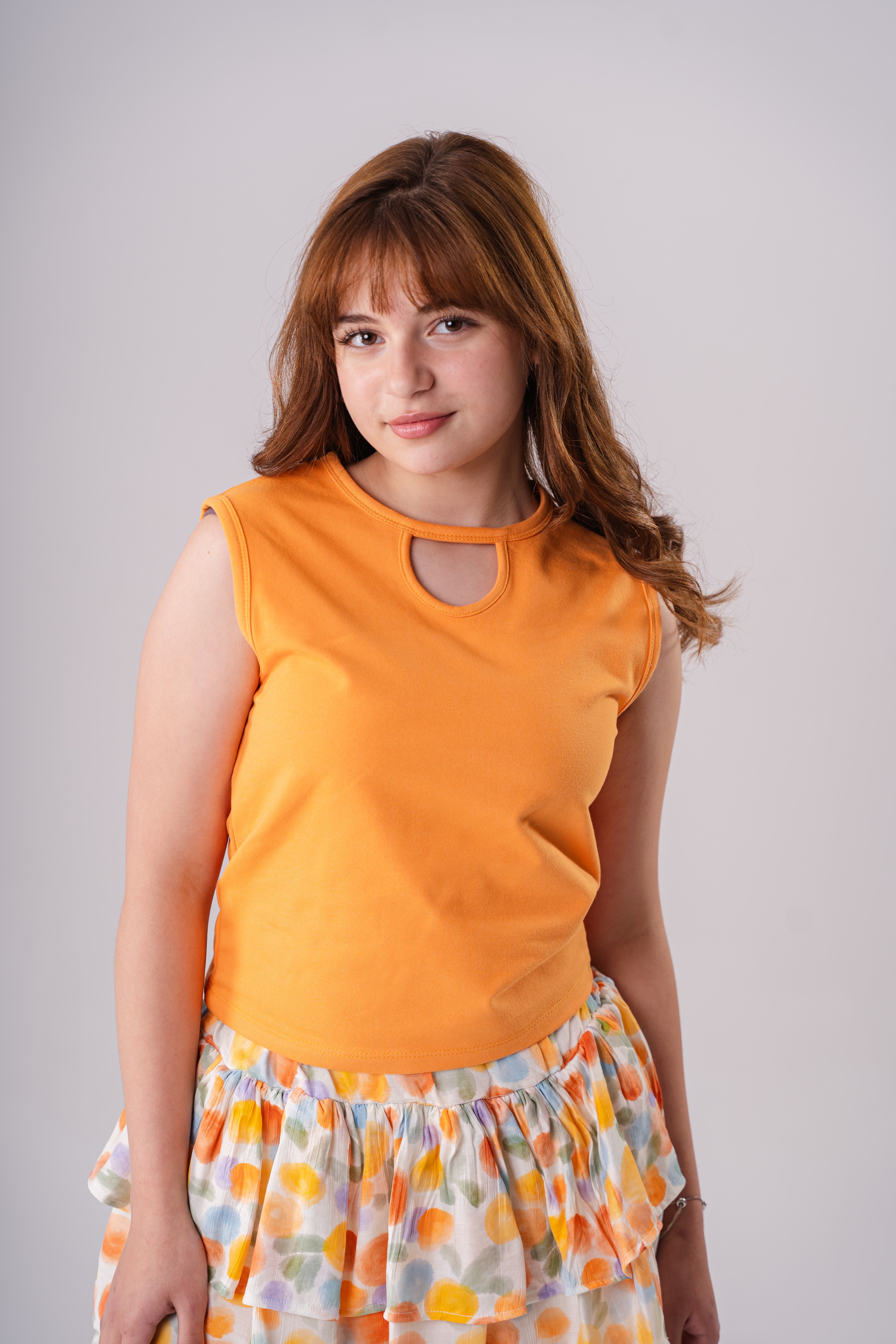 Girls Summer Cut Tee