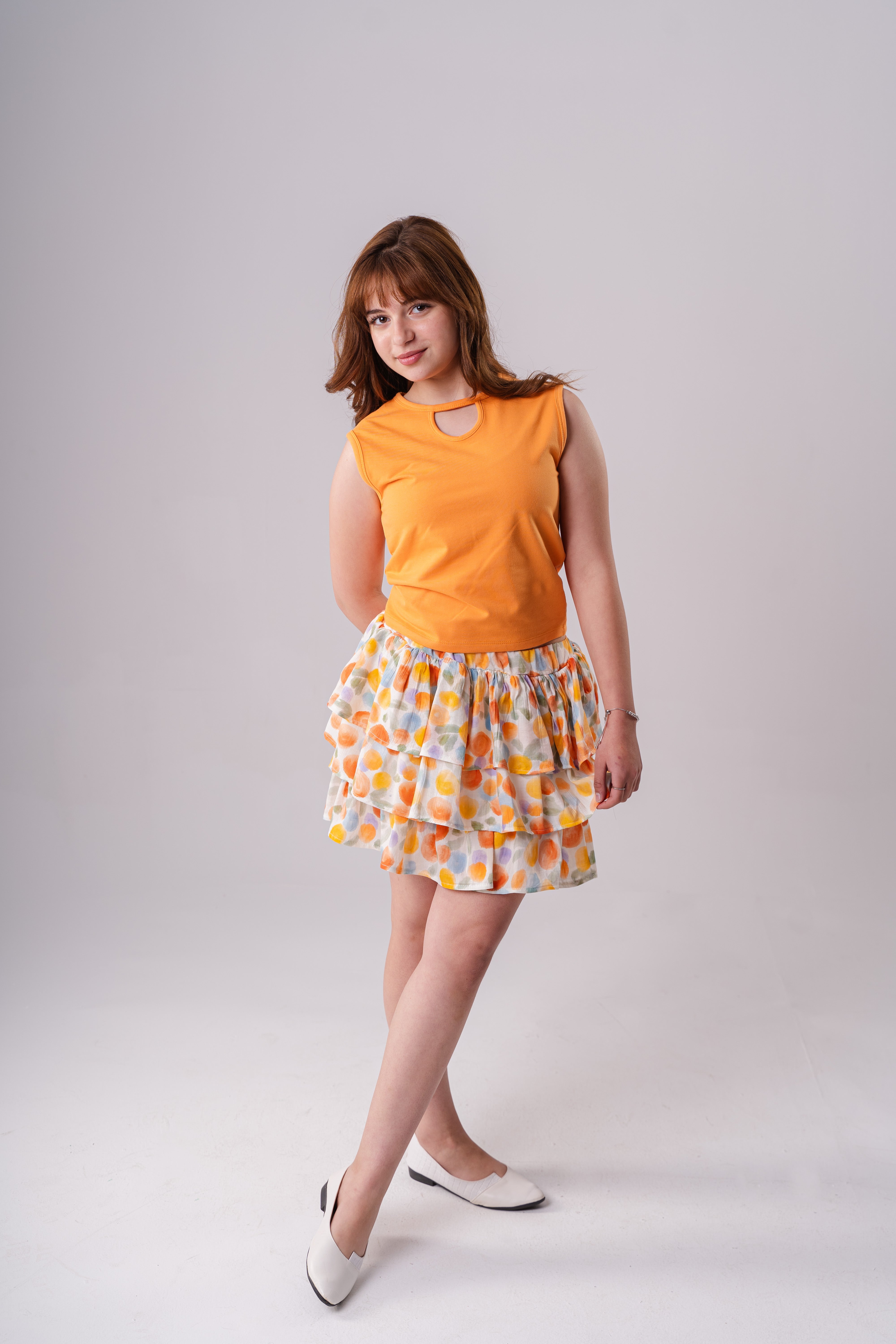 Girls Summer Cut Tee