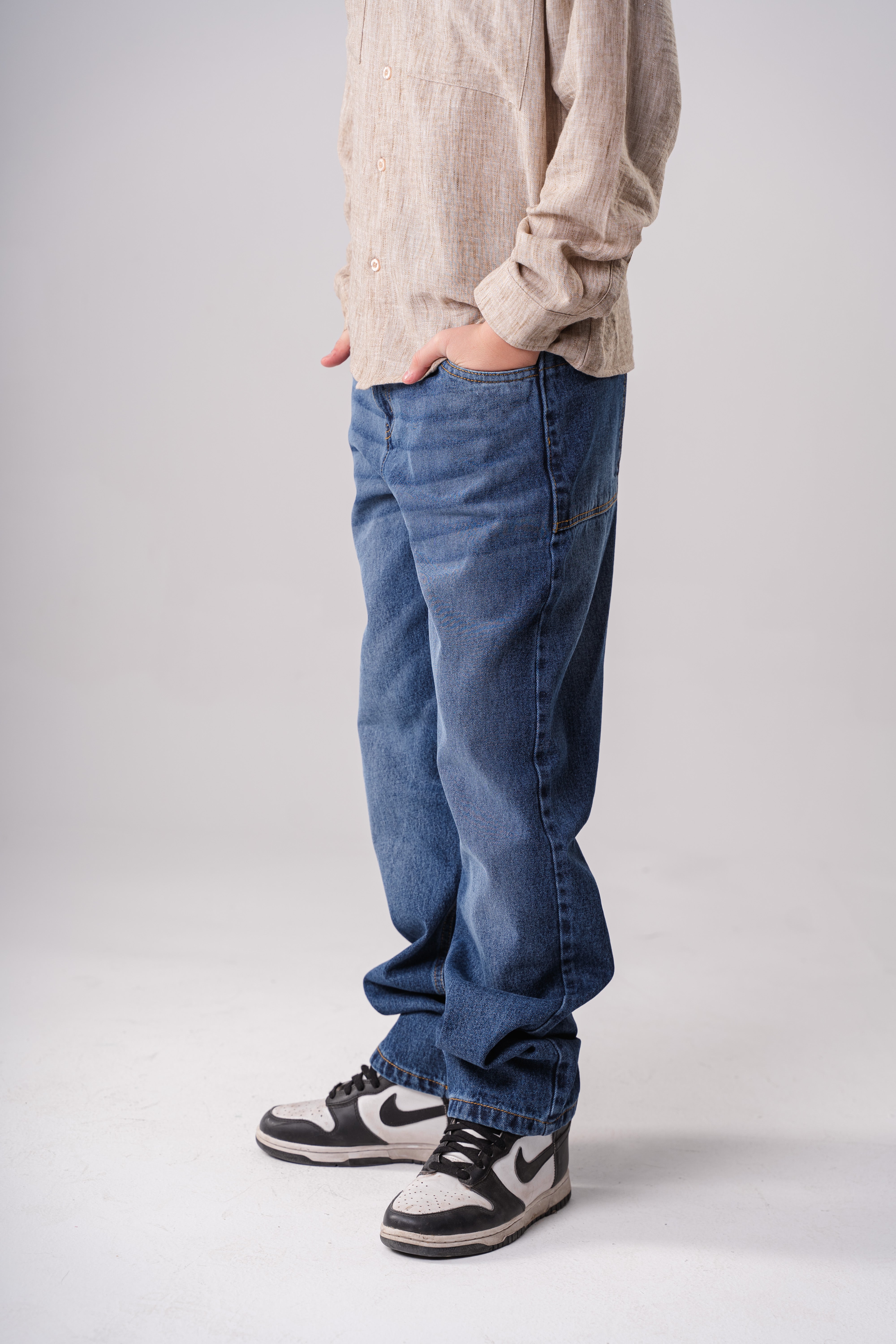 Boys Straight Fit Denim Jeans