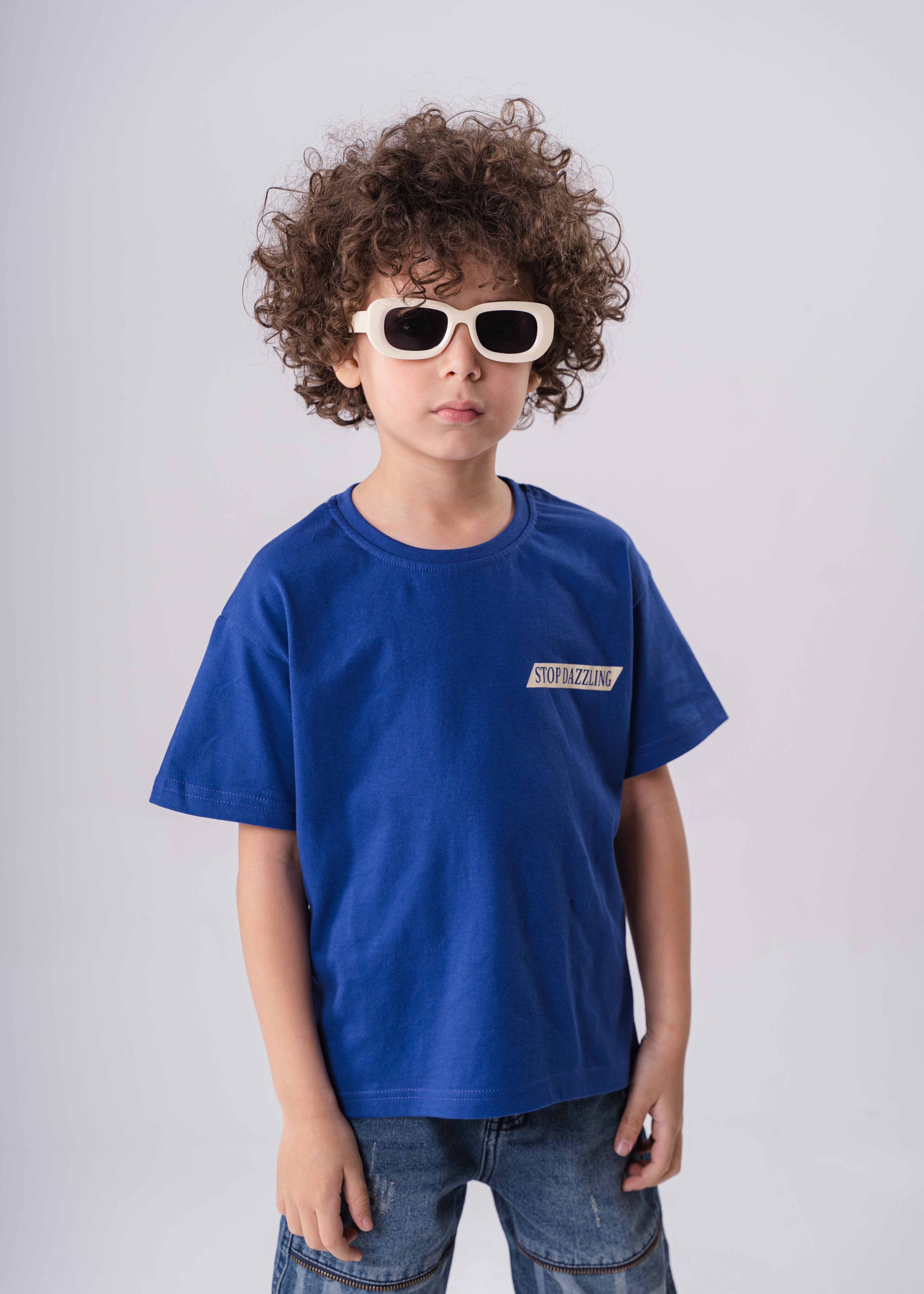 Boys Round Neck T-shirt With Print