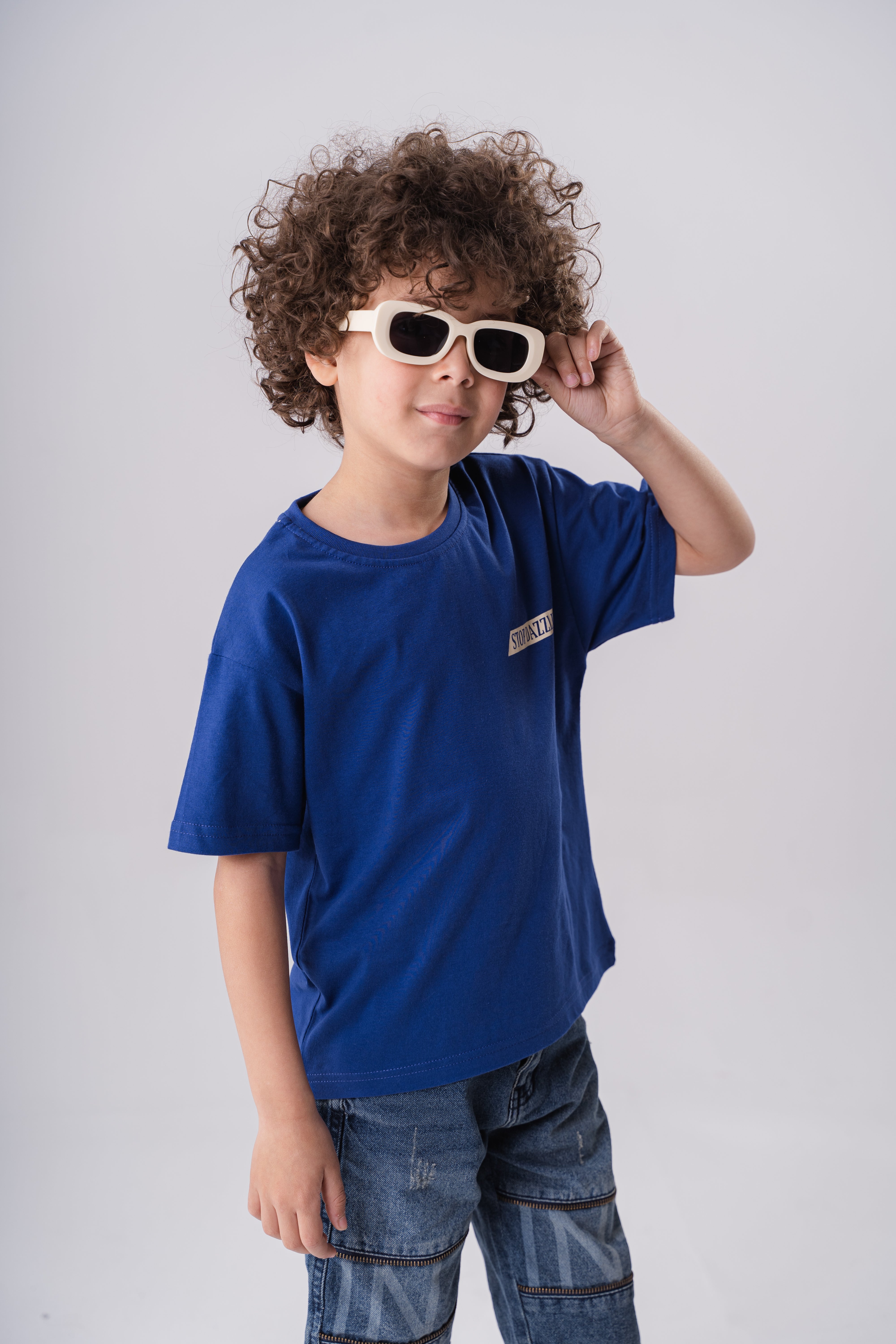 Boys Round Neck T-shirt With Print