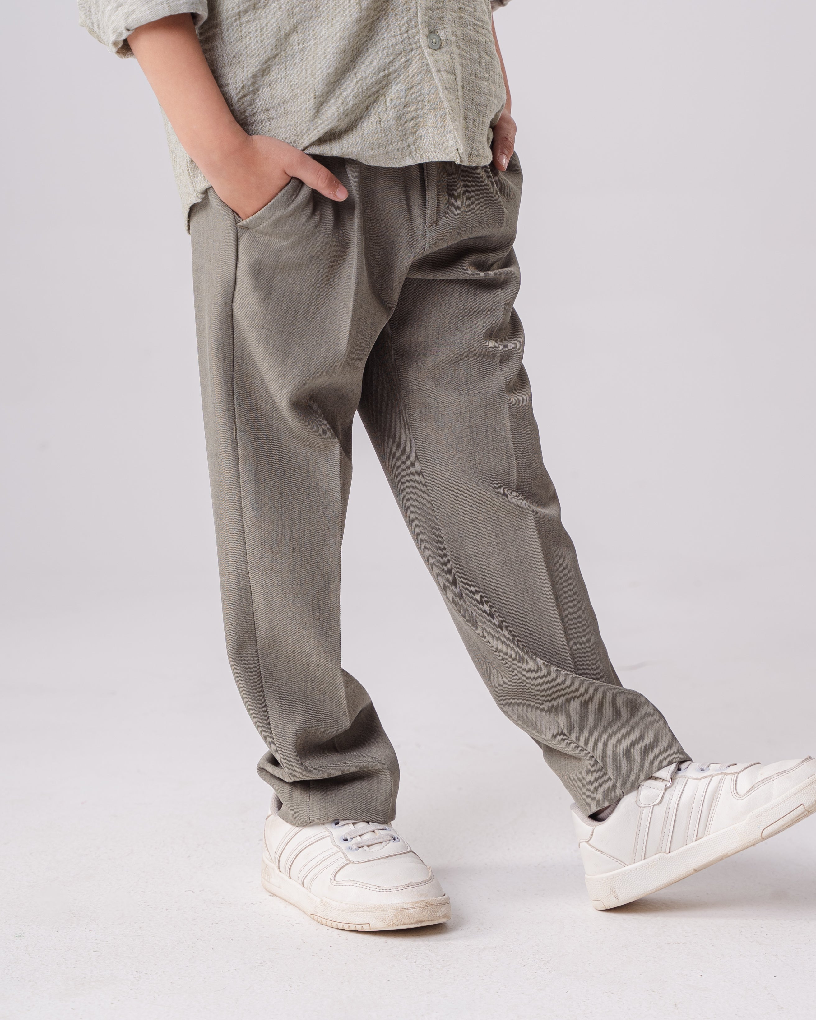 Straight Fit Linen Classic Pants
