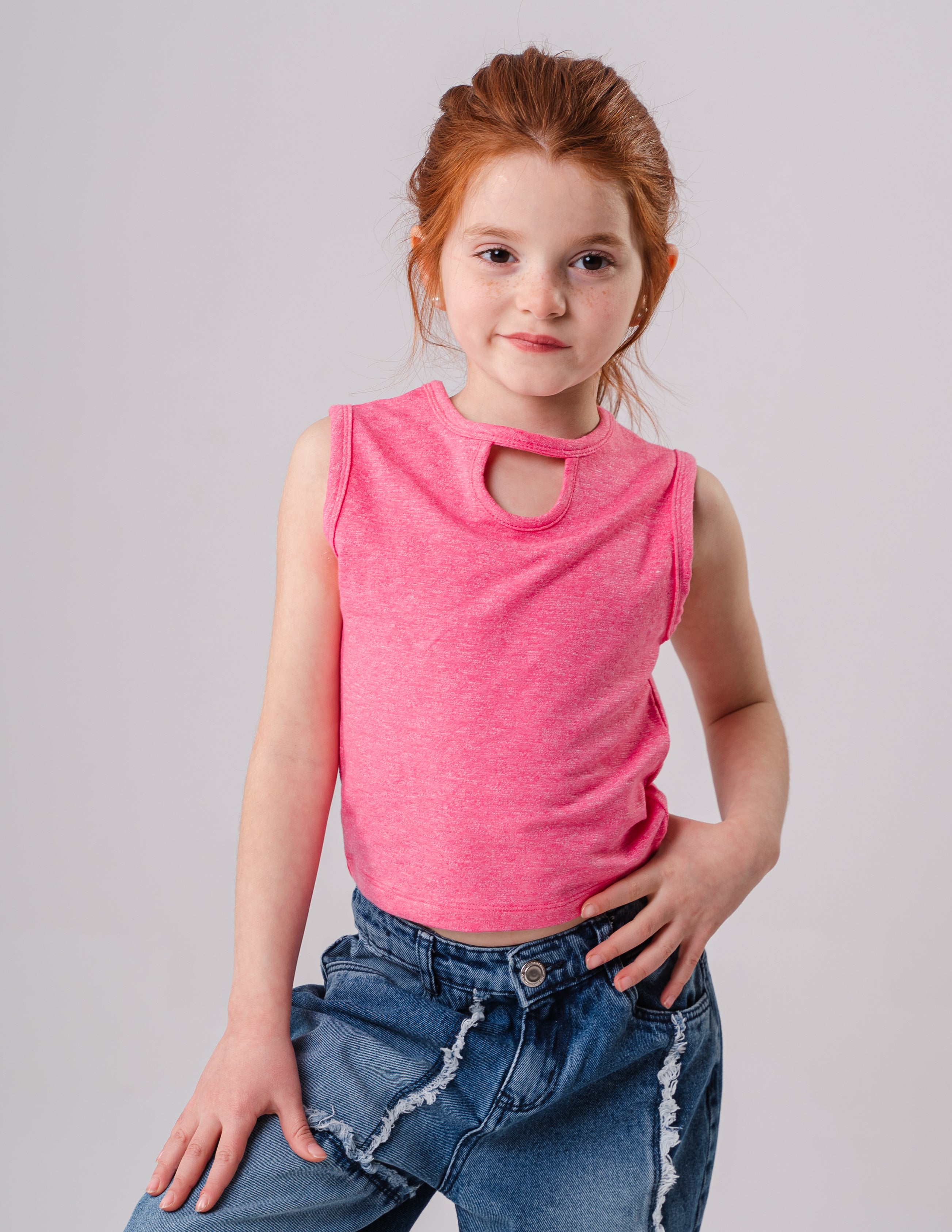 Girls Summer Cut Tee