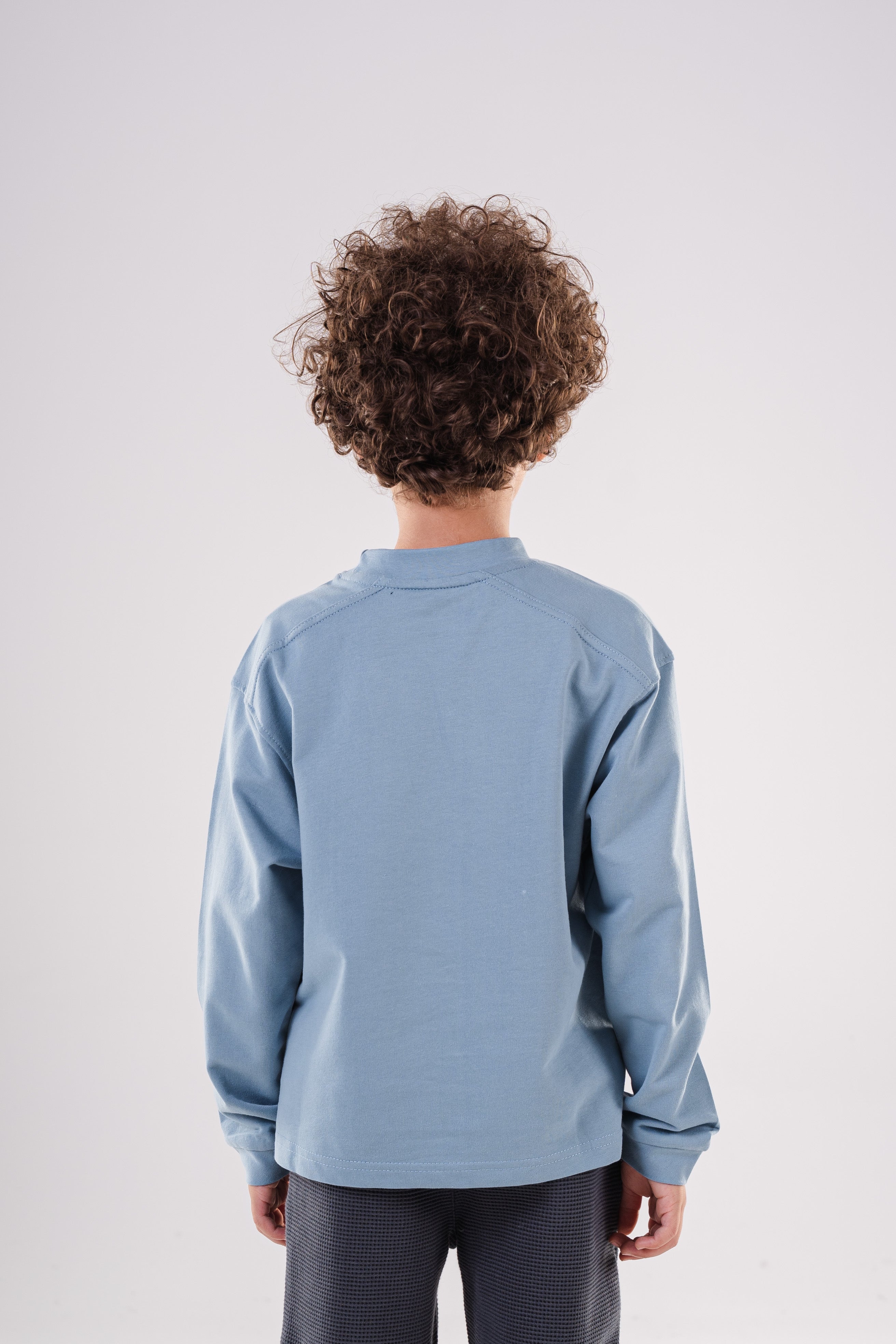 Boy's Relaxed Fit Crewneck Sweatshirt with Print