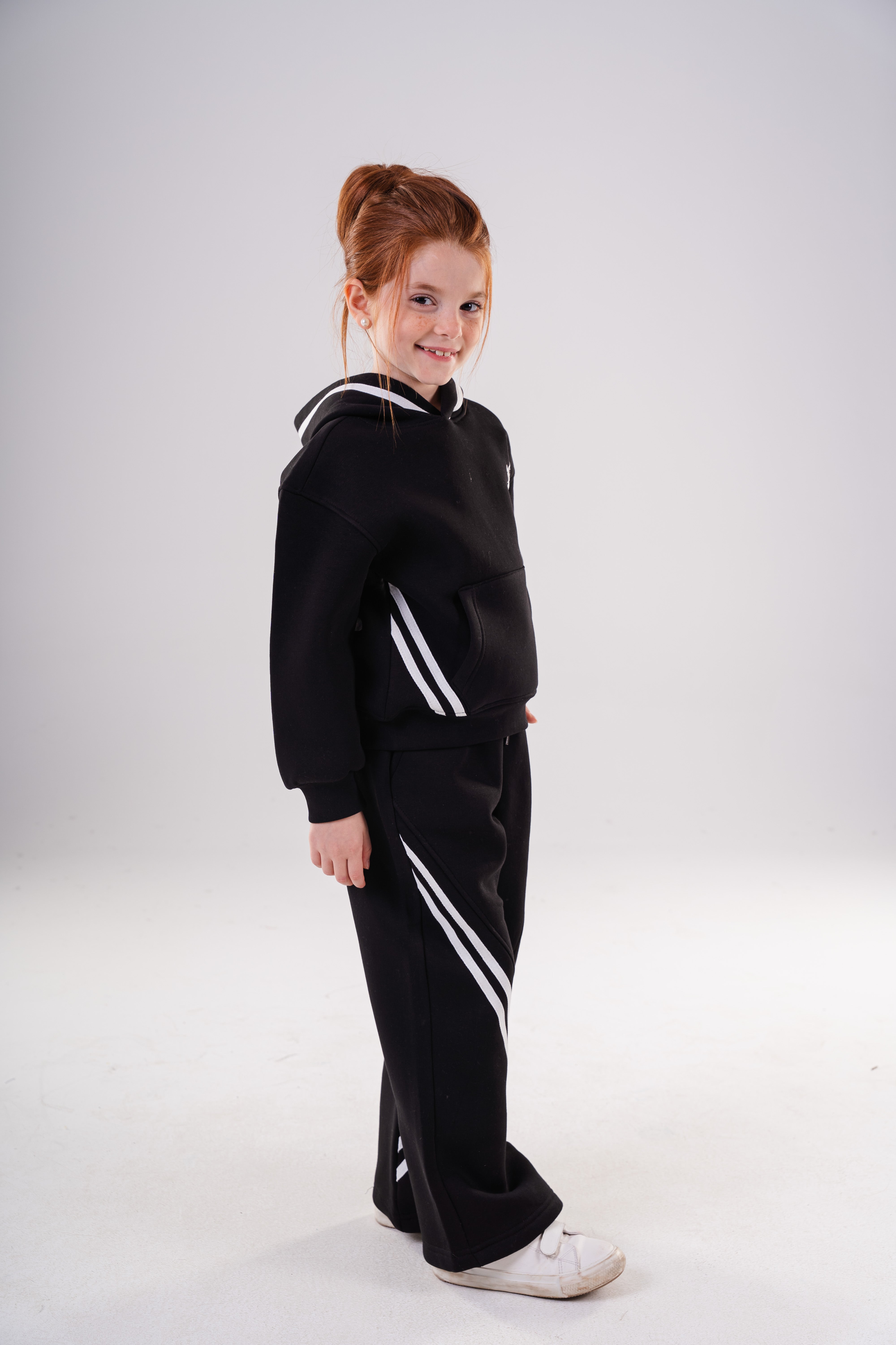 Girls Oversized Fleece Loungewear Set